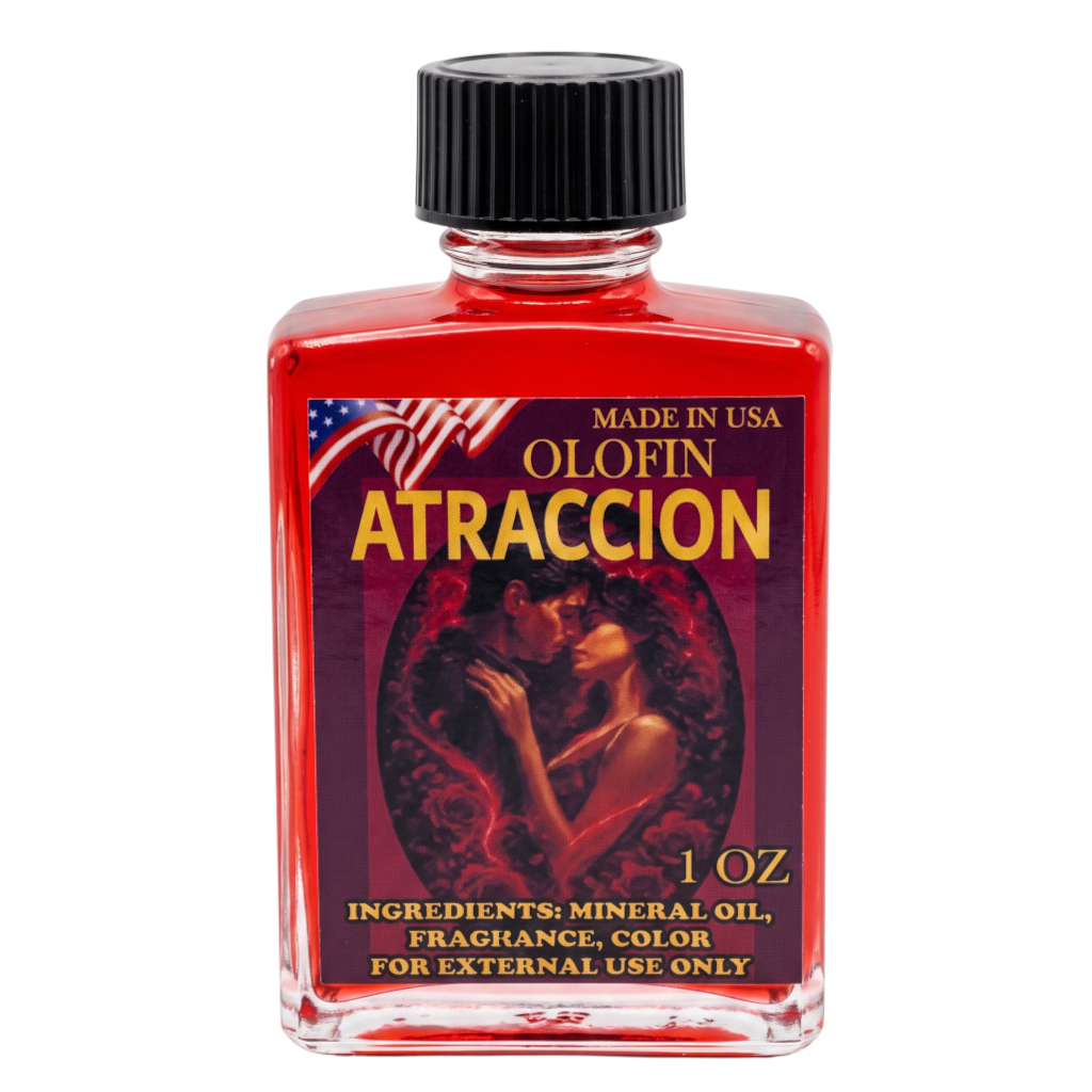 Atraccion Aceite Esoteric Fragrance Oil 1/2oz-1oz Square Bottle 