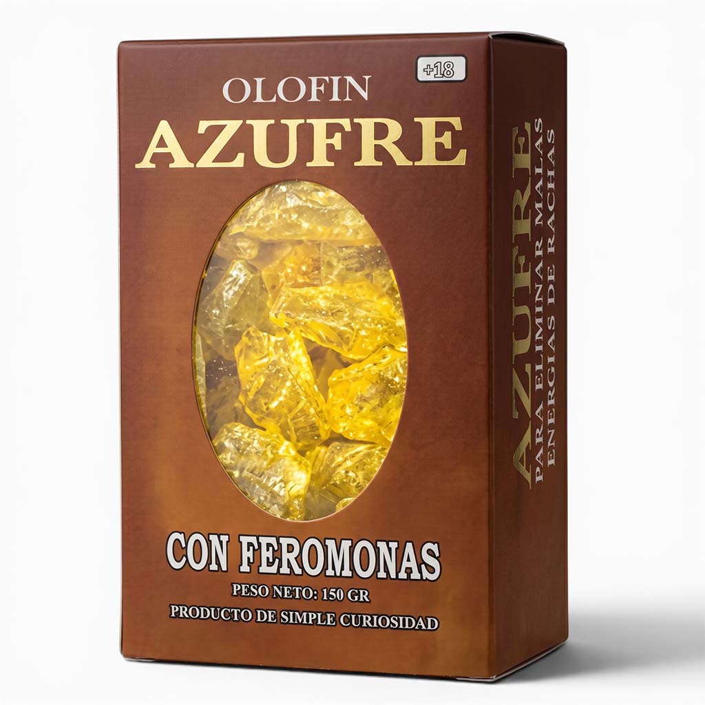 Azufre Perfumed Artisanal Soap 150G With Phermones Esoteric