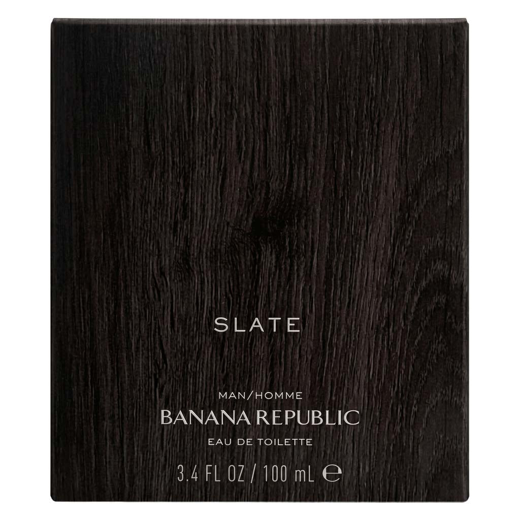 Banana Republic Slate eau de toilette packaging on a white background