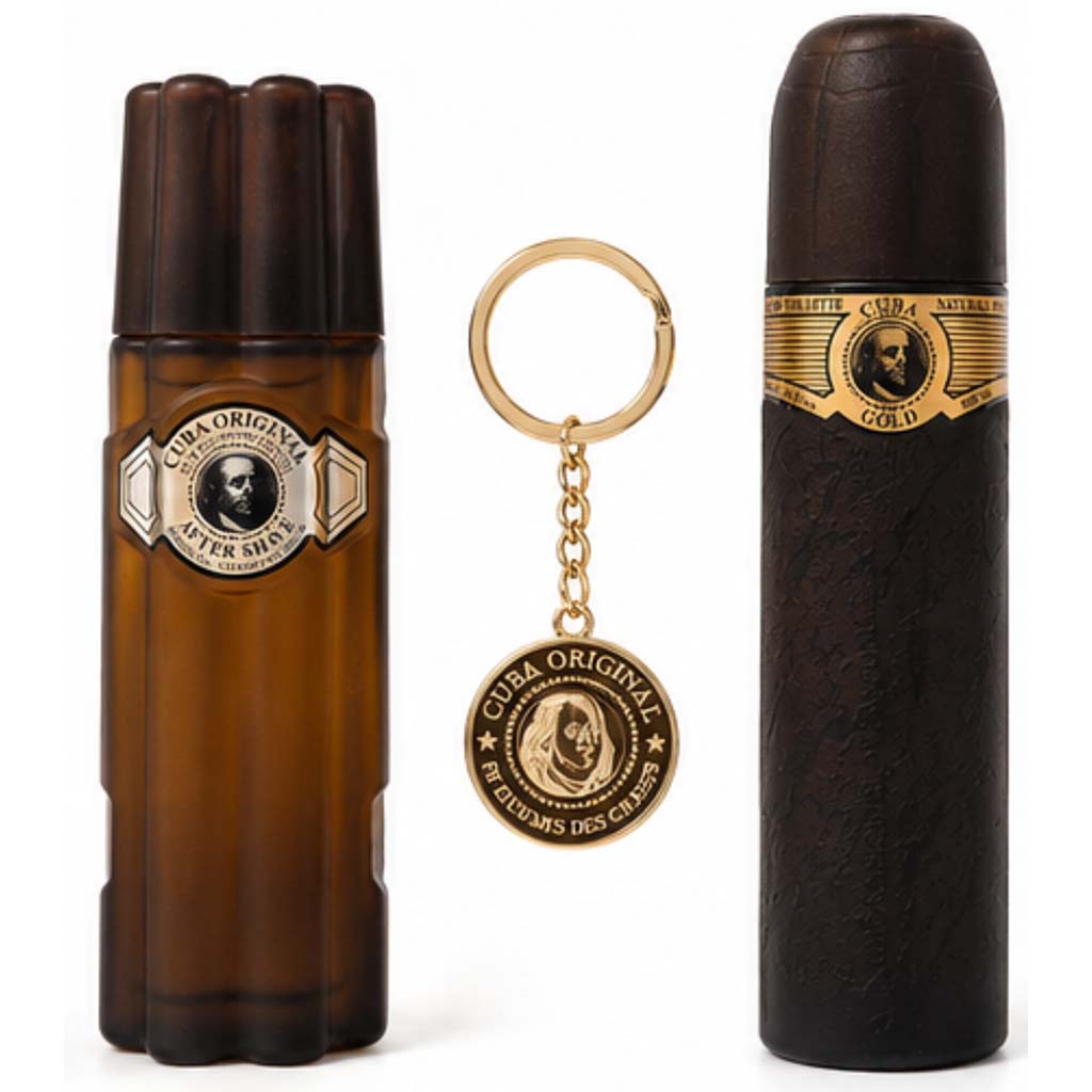 Cuba Gold M 3PC Set 3.3oz EDT & 3.3oz After Shave