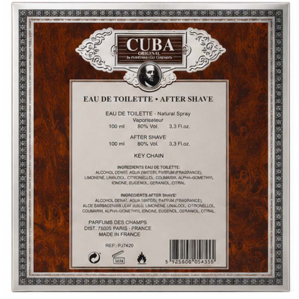 Cuba Gold M 3PC Set 3.3oz EDT & 3.3oz After Shave