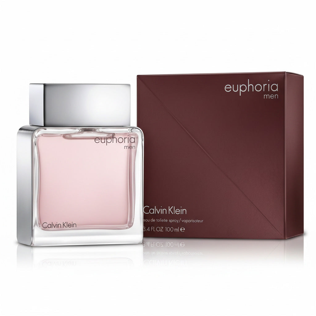 Calvin Klein Euphoria men's perfume bottle and packaging