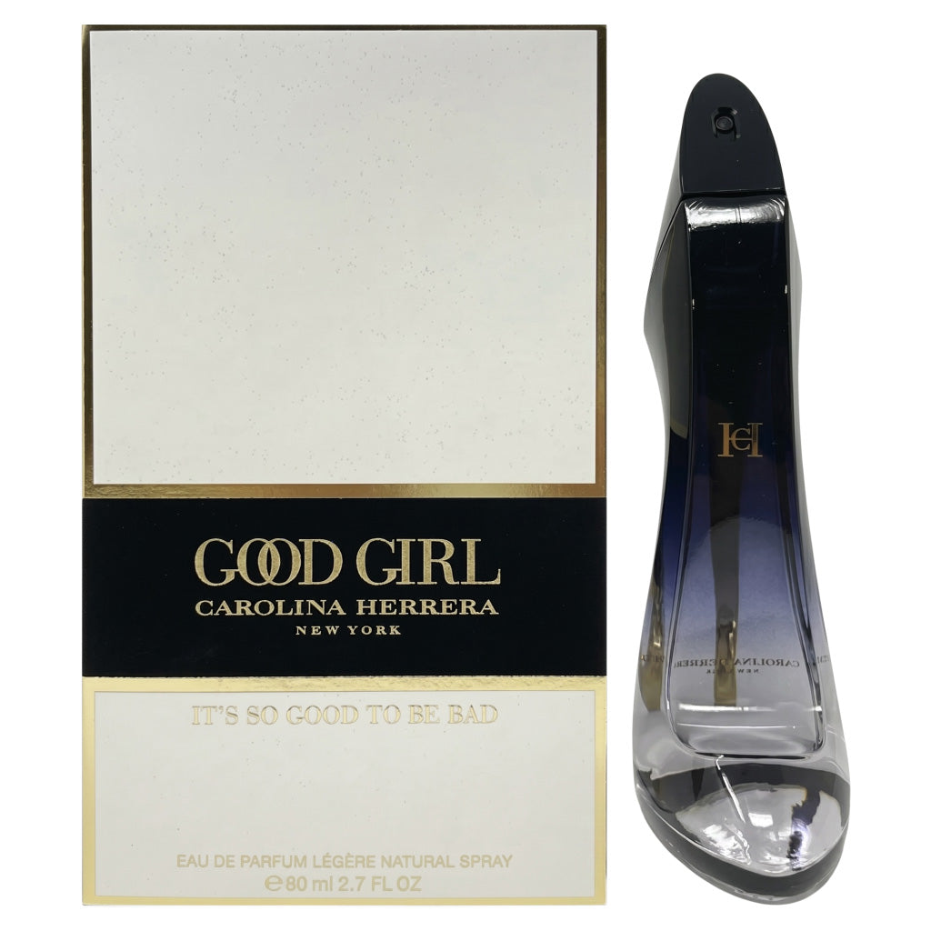 Carolina Herrera Good Girl perfume bottle and packaging on a white background