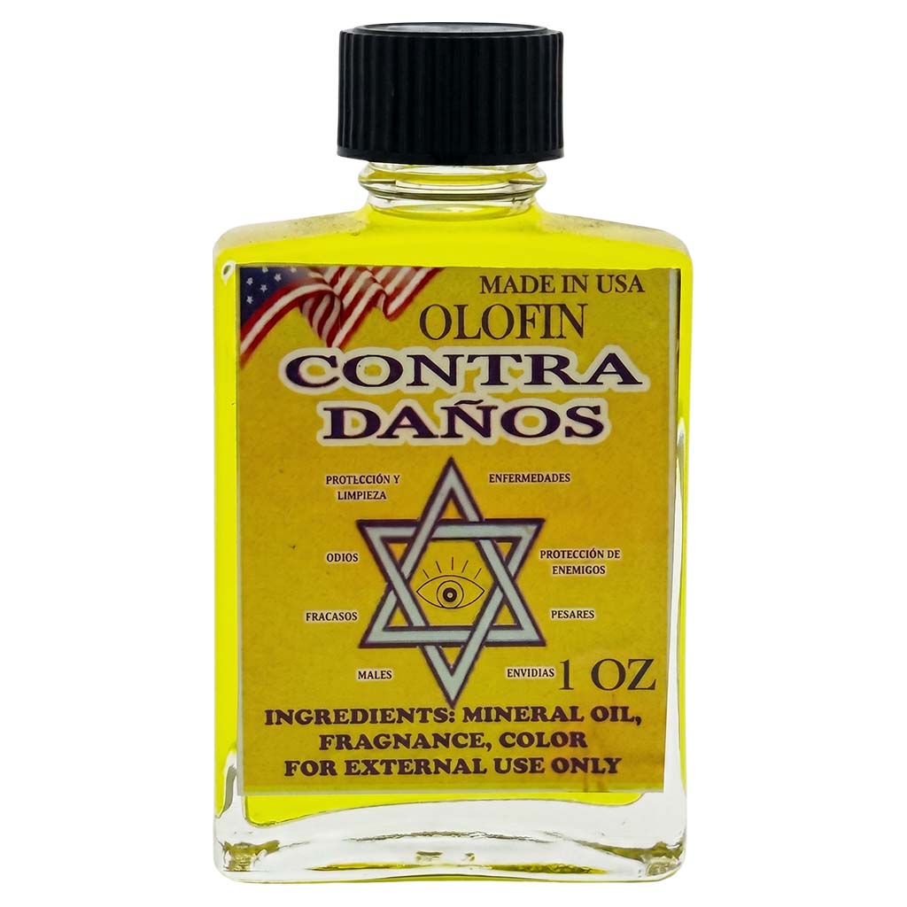 Contra Danios Aceite Esoteric Fragrance Oil 1/2oz-1oz Square Bottle