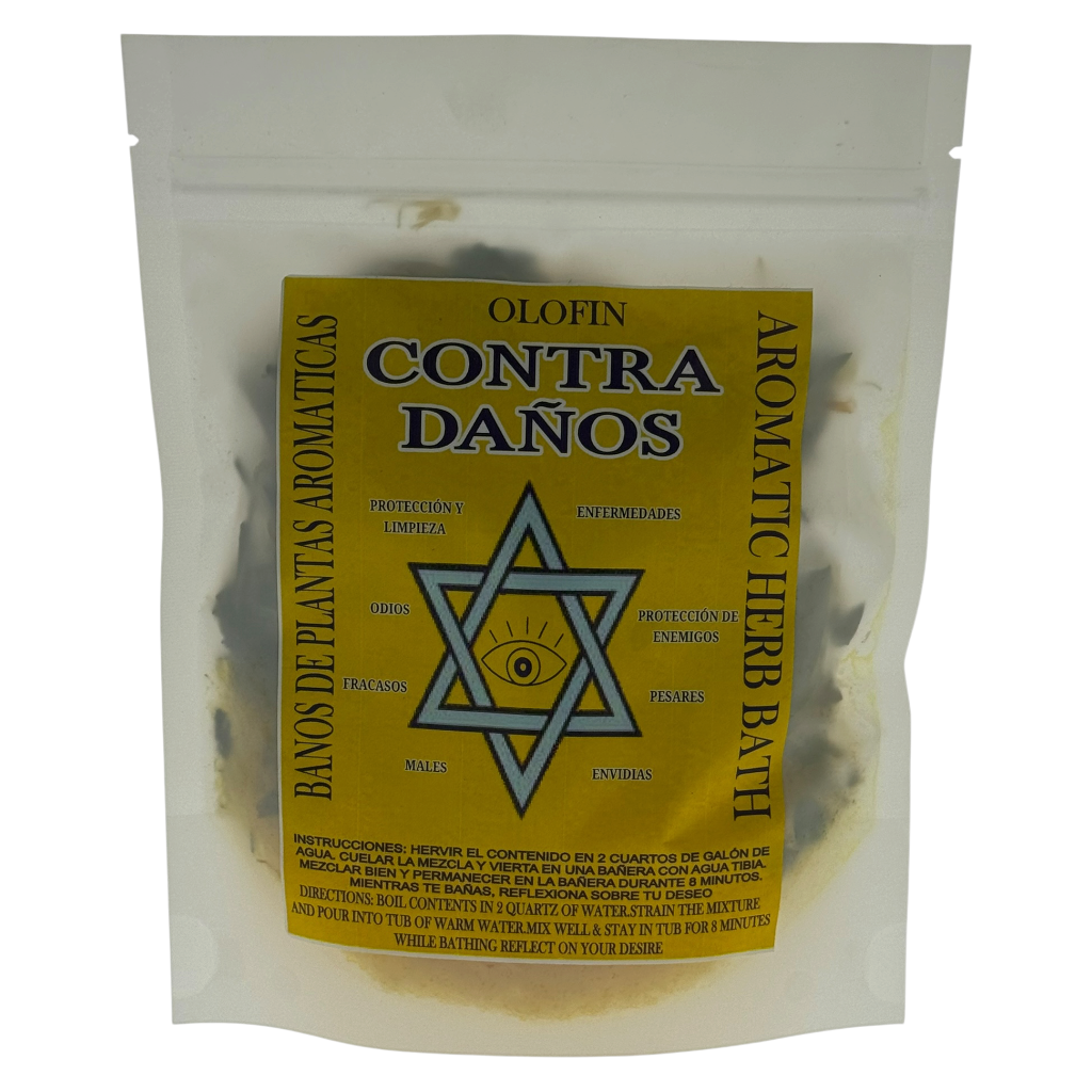Contra Danos Baño de Hierbas en Bolsa | Herbal Spiritual Bath 
