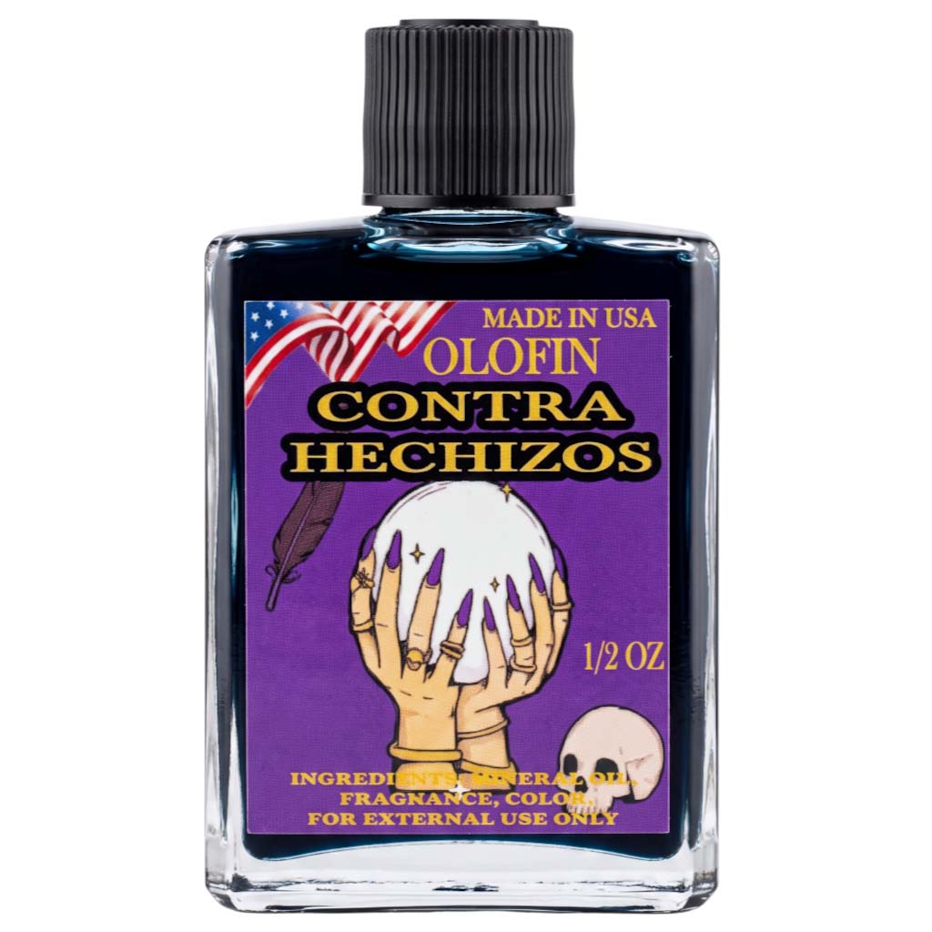 Contra Hechizos Aceite Esoteric Fragrance Oil 1/2oz-1oz Square Bottle 