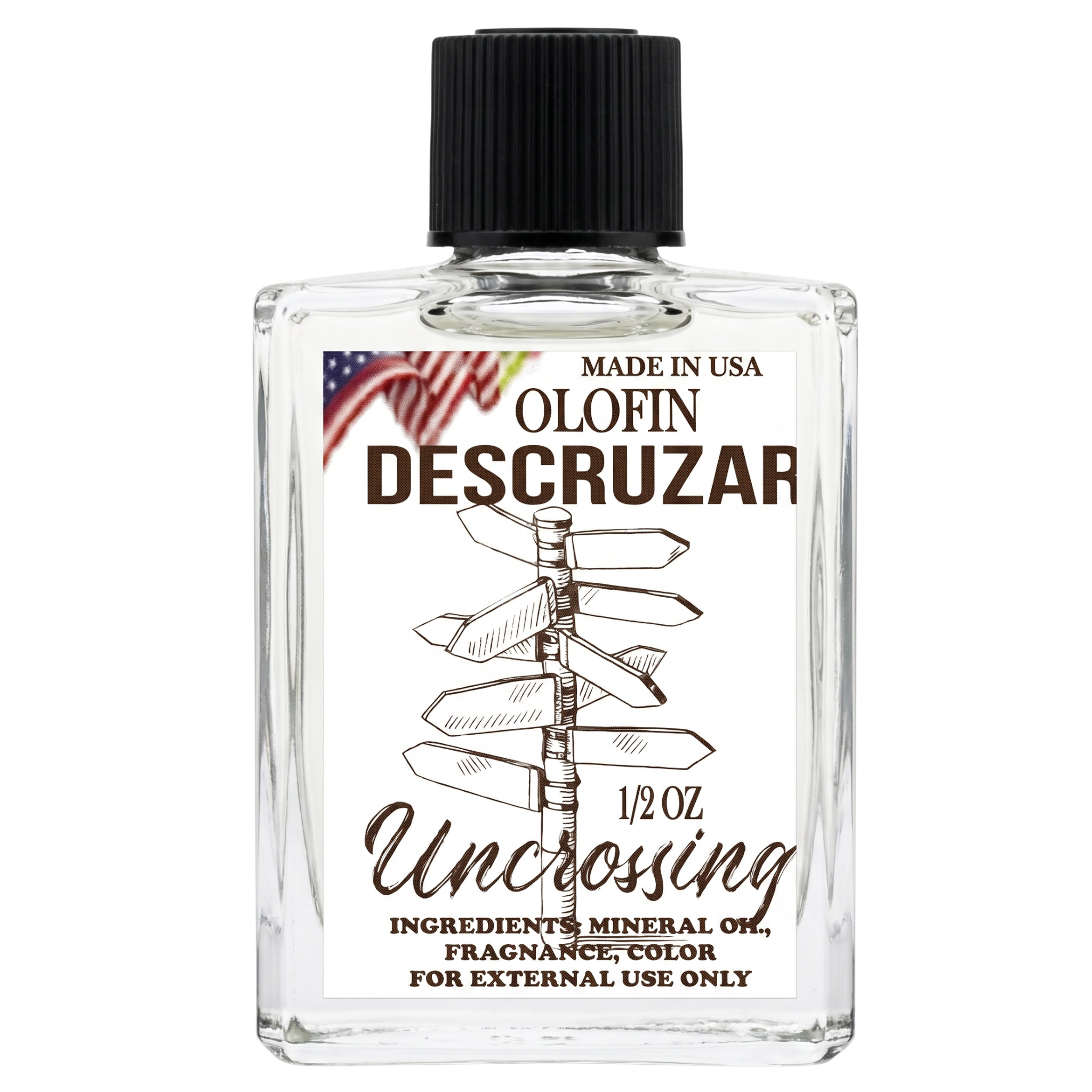 Descruzar Aceite Esoteric Fragrance Oil 1/2oz-1oz Square Bottle