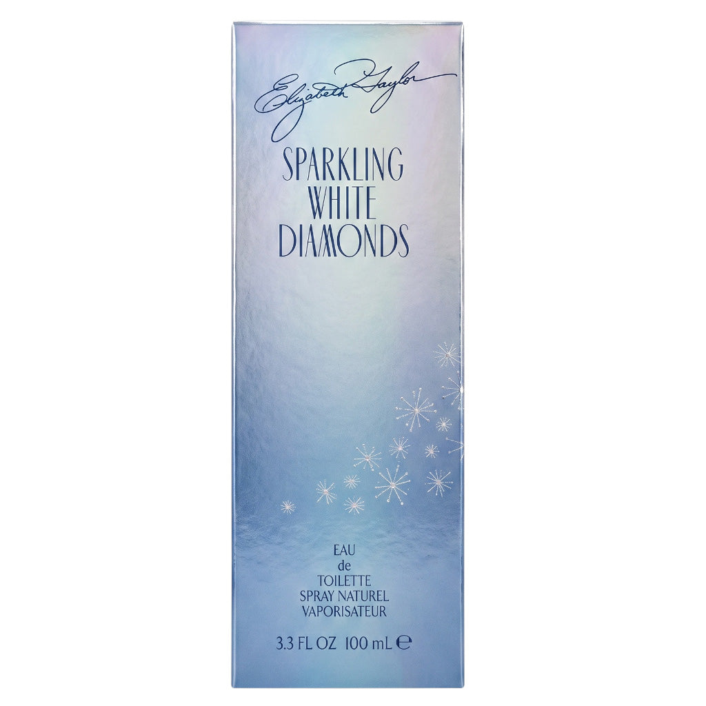Elizabeth Taylor Sparkling White Diamonds (W) 3.3oz EDT Spray 100ml