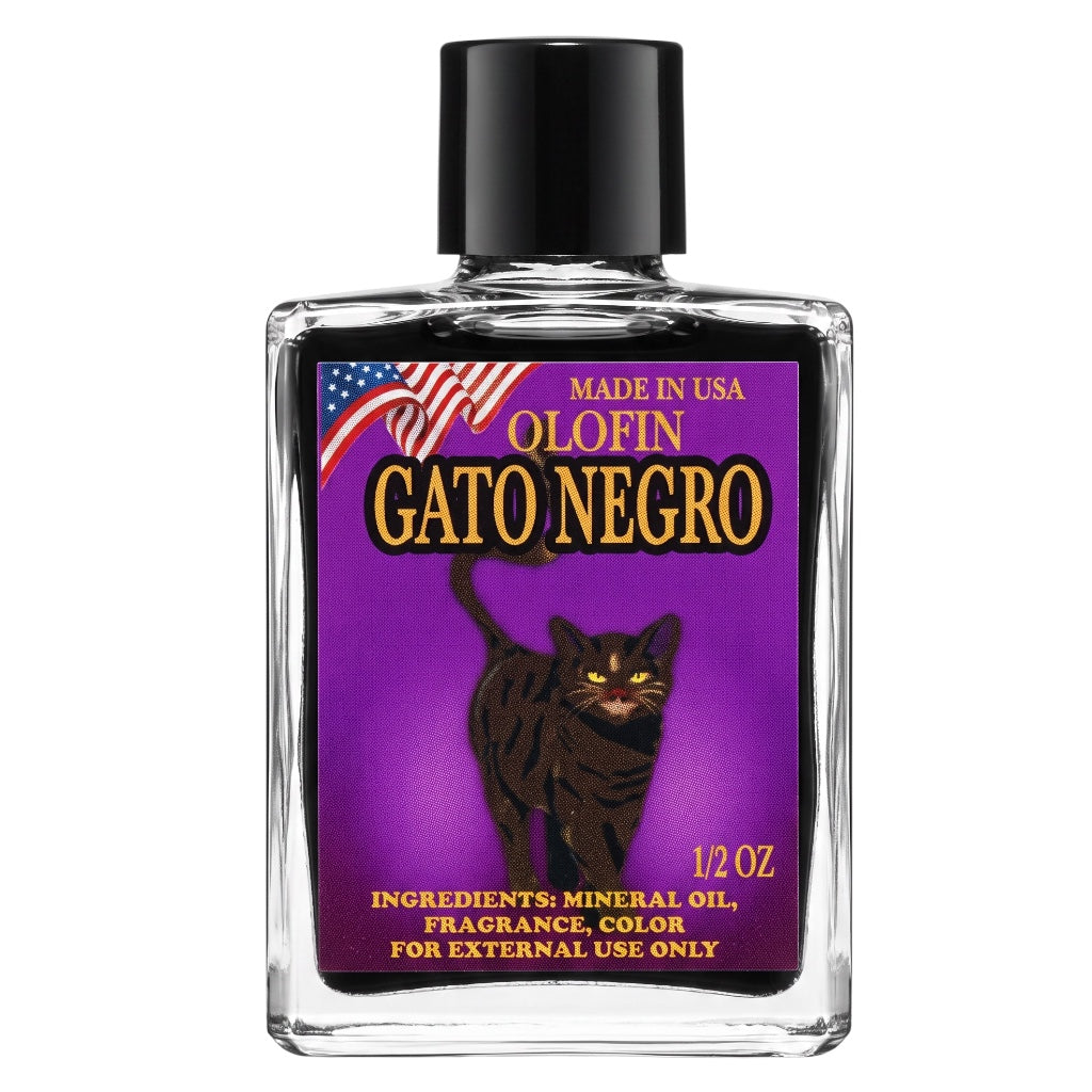 Gato Negro Aceite Esoteric Fragrance Oil 1/2oz-1oz Square Bottle 