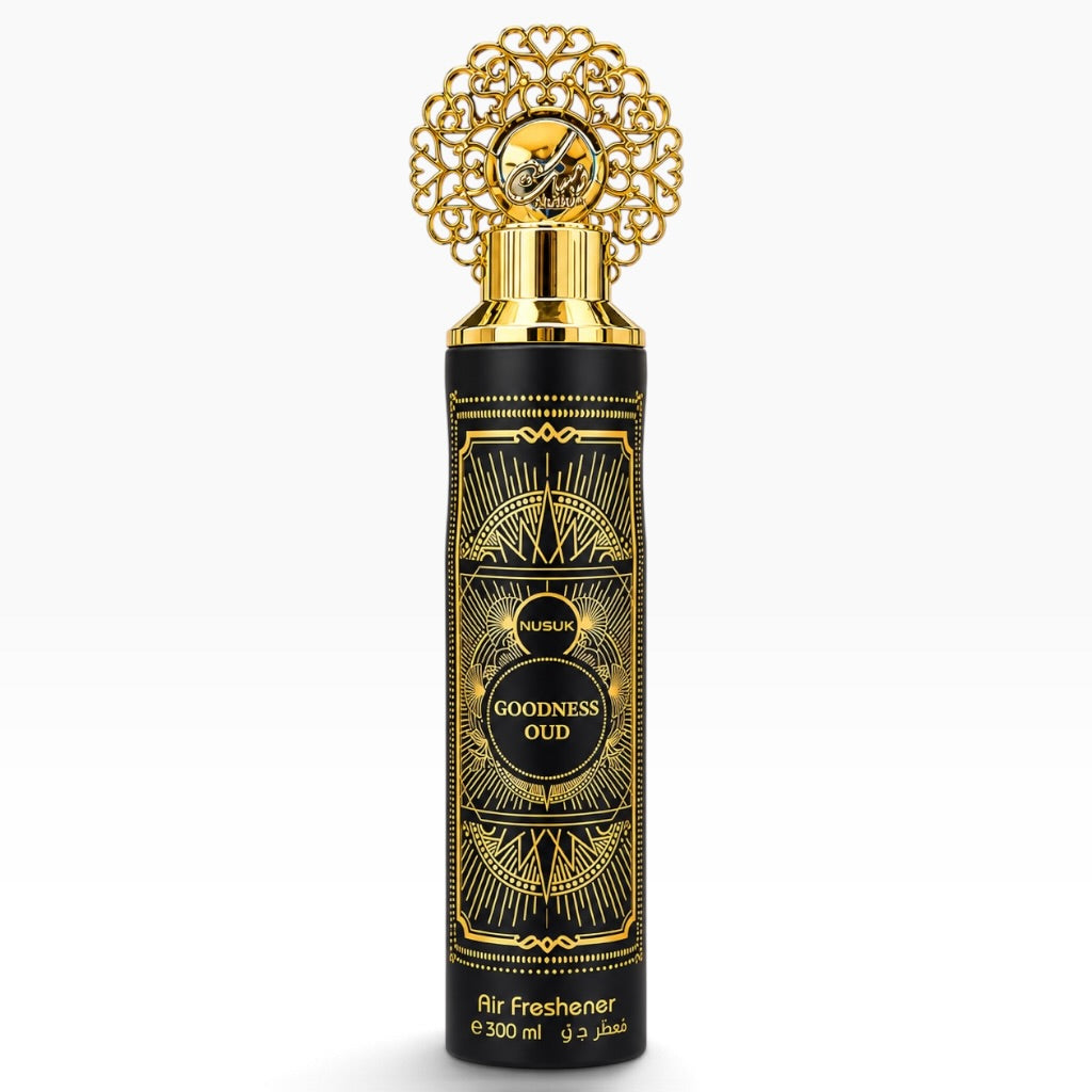 Goodness Oud Nusuk Air Freshener 300ml | Luxury Arabian Home Fragrance Spray 