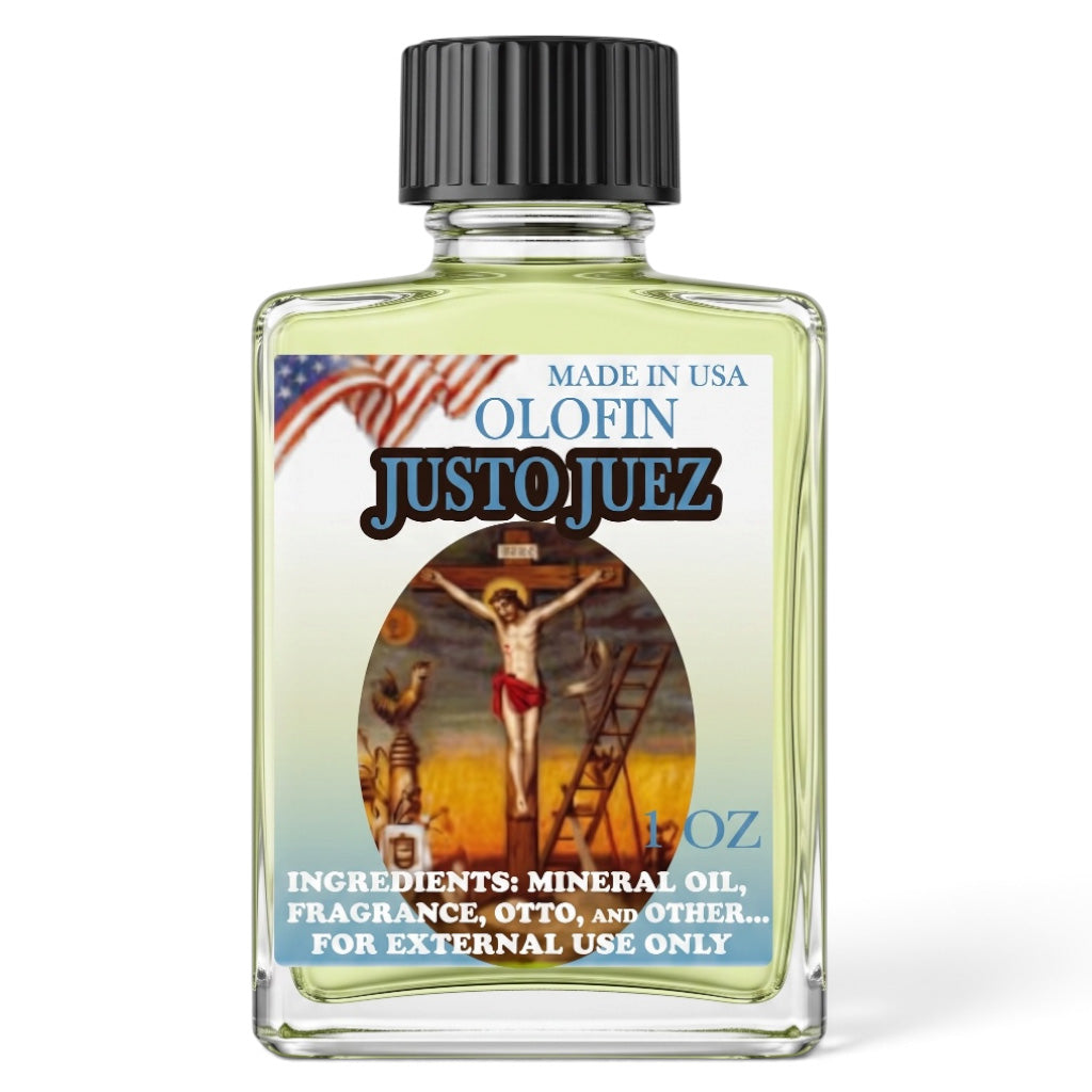 Justo Juez Aceite Esoteric Fragrance Oil 1/2oz-1oz Square Bottle