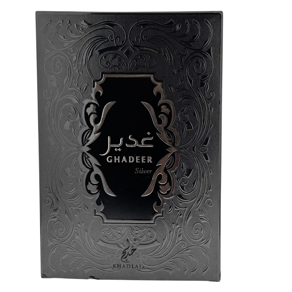 Khadlaj Gadeer Silver (U) 3.4oz EDP  Spray 100ml