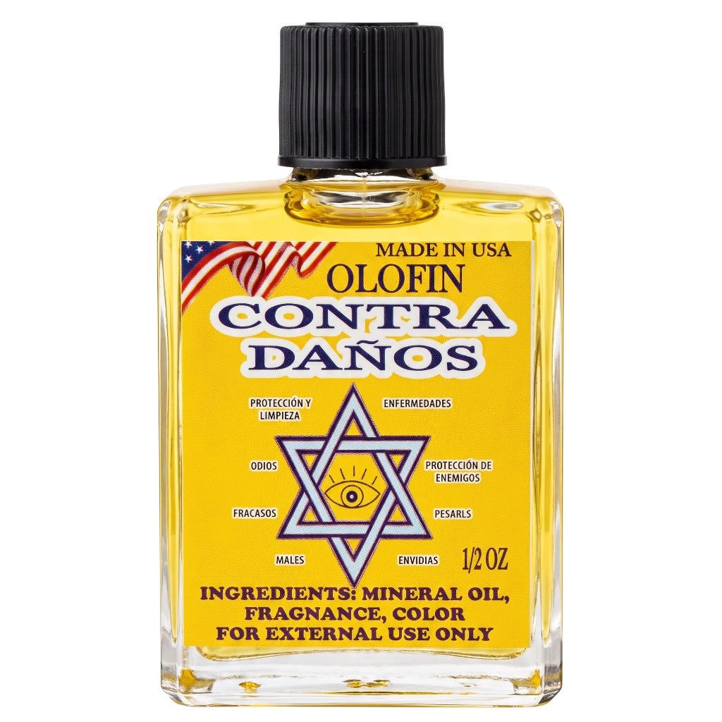 Contra Danos Aceite Esoteric Fragrance Oil 1/2oz-1oz Square Bottle