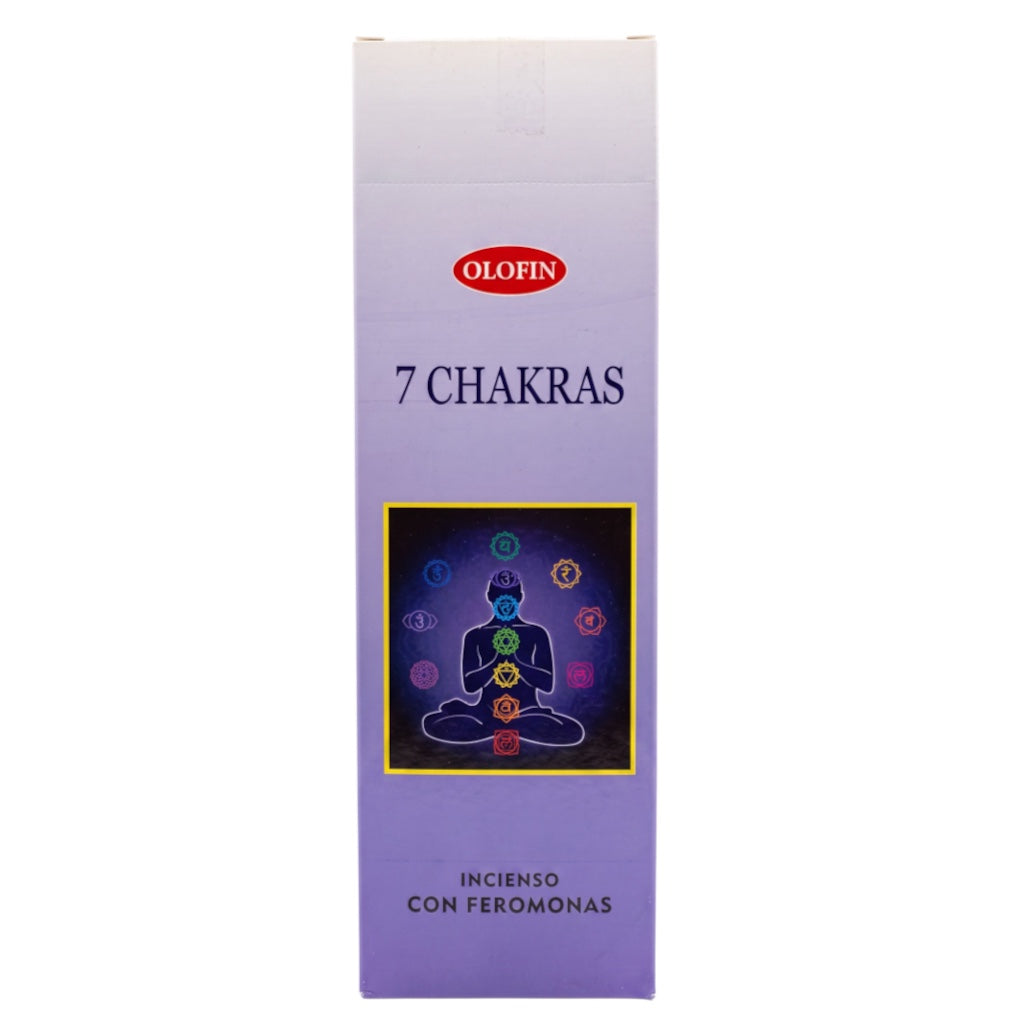 7 Chakras (7 Chakras) Incense 25-8ct 200Sticks Square Box