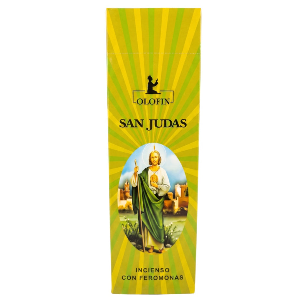 San Judas (Saint Jude) Incense 25-8ct 200Sticks Square Box