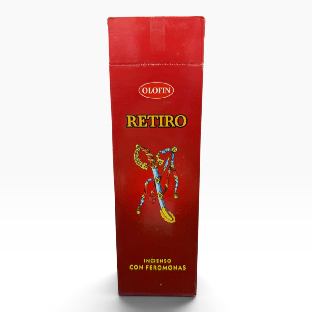 Retiro (Retreat) Incense 25-8ct 200Sticks Square Box