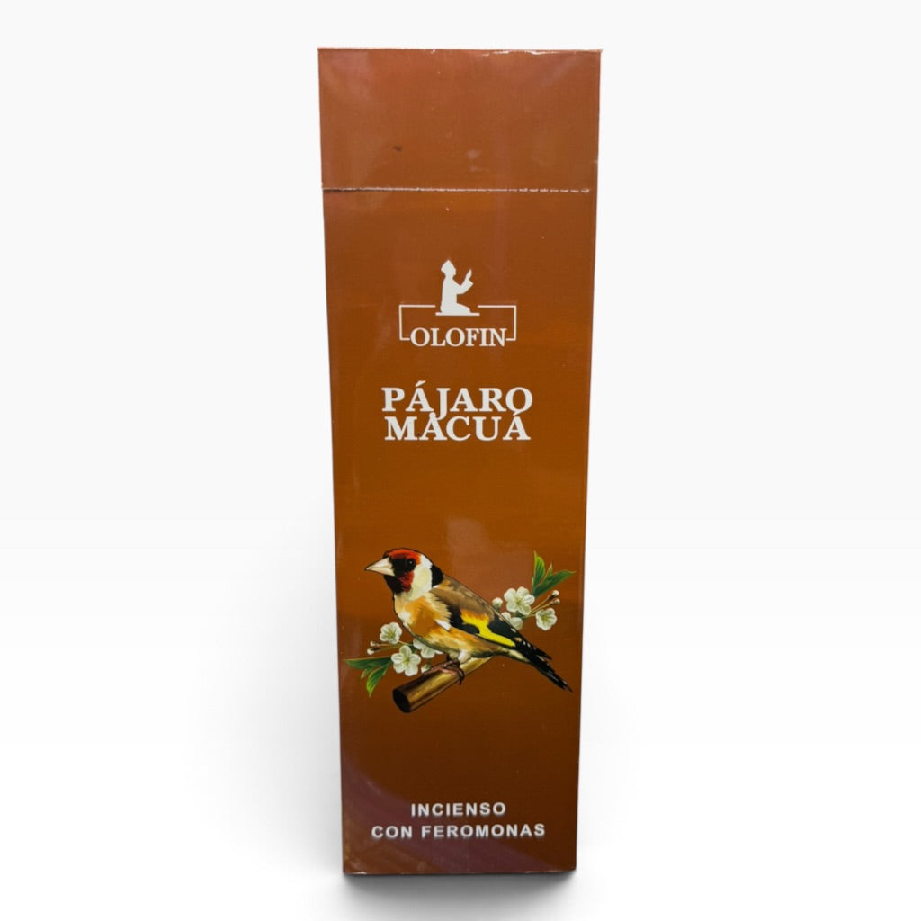 Pajaro Macua (Macua Bird) Incense 25-8ct 200Sticks Square Box