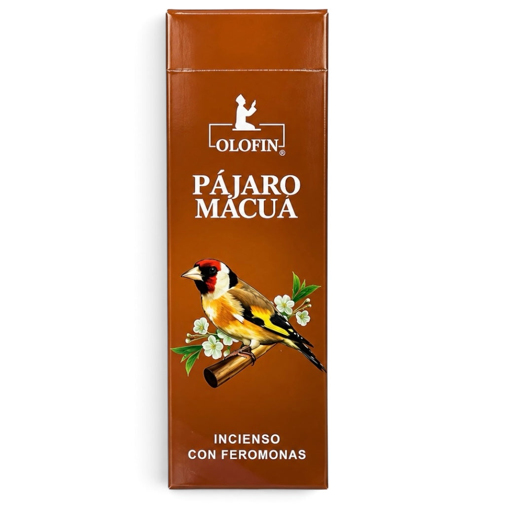 Pajaro Macua (Macua Bird) Incense 25-8ct 200Sticks Square Box