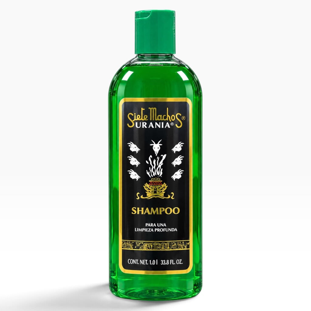 Siete Machos Urania Shampoo 1000ml / 33.8 fl oz | Deep Cleansing Spiritual Shampoo