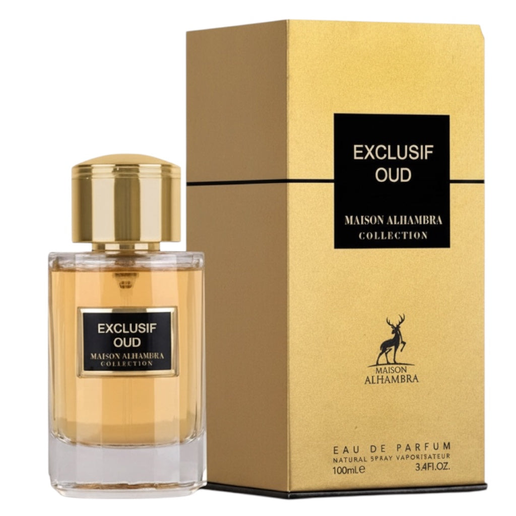 Maison Alhambra Exclusif Oud(U)3.4oz EDP 100ml Spray Lattaffa