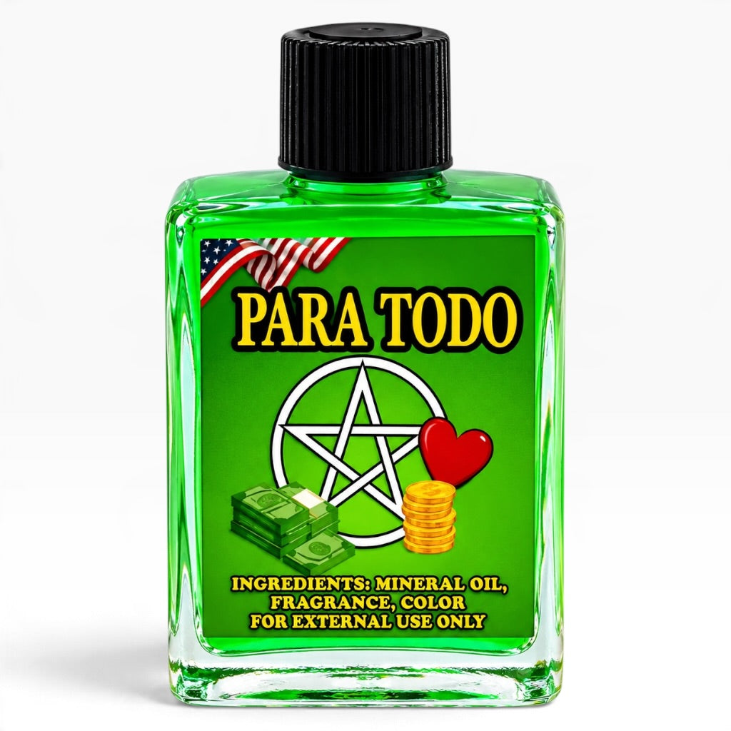 Para Todo Aceite Esoteric Fragrance Oil 1/2oz-1oz Square Bottle
