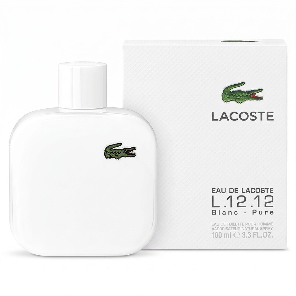 Lacoste Eau De Lacoste L.12.12 Blanc Pure White (M) 3.3oz EDT Spray 100ml