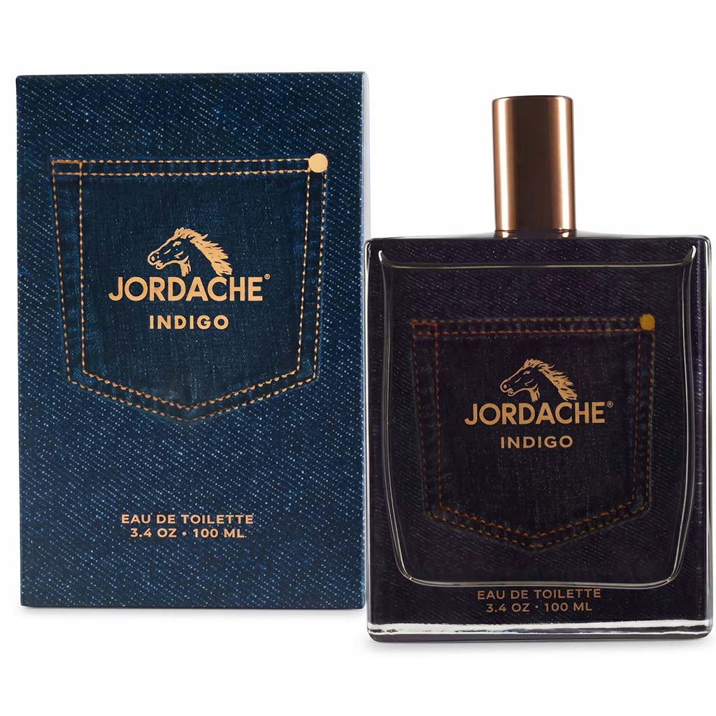 Jordache Indigo (M) 3.4oz  EDT Spray 100ml