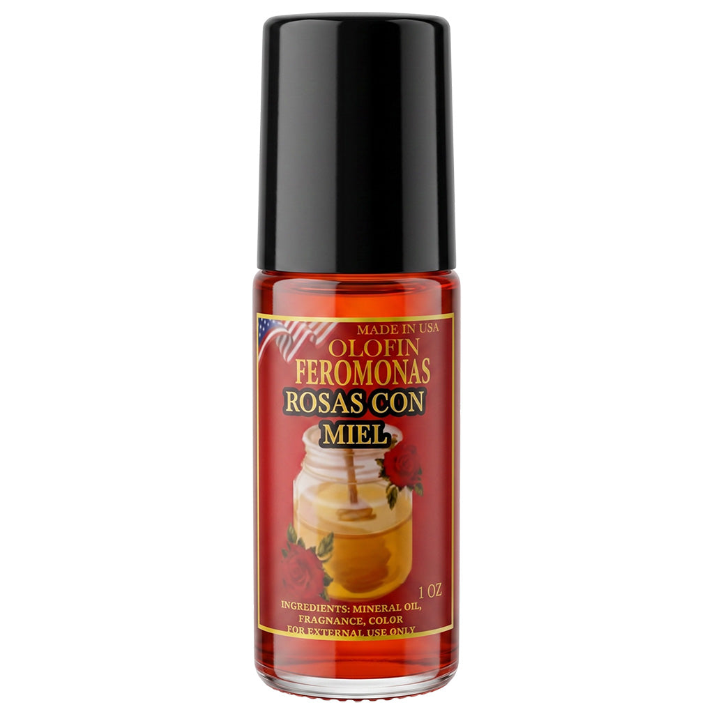 Feromonas Rosas Con Miel Esoteric Body Oil Roll-On 10ml/1oz Olofin