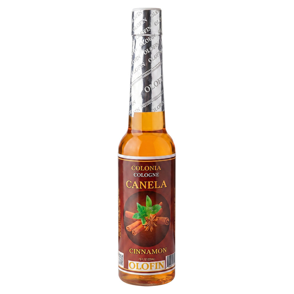 OLOFIN Canela Spiritual Cologne – Cinnamon Cologne 7.5 fl oz (221mL) Cleaning Water