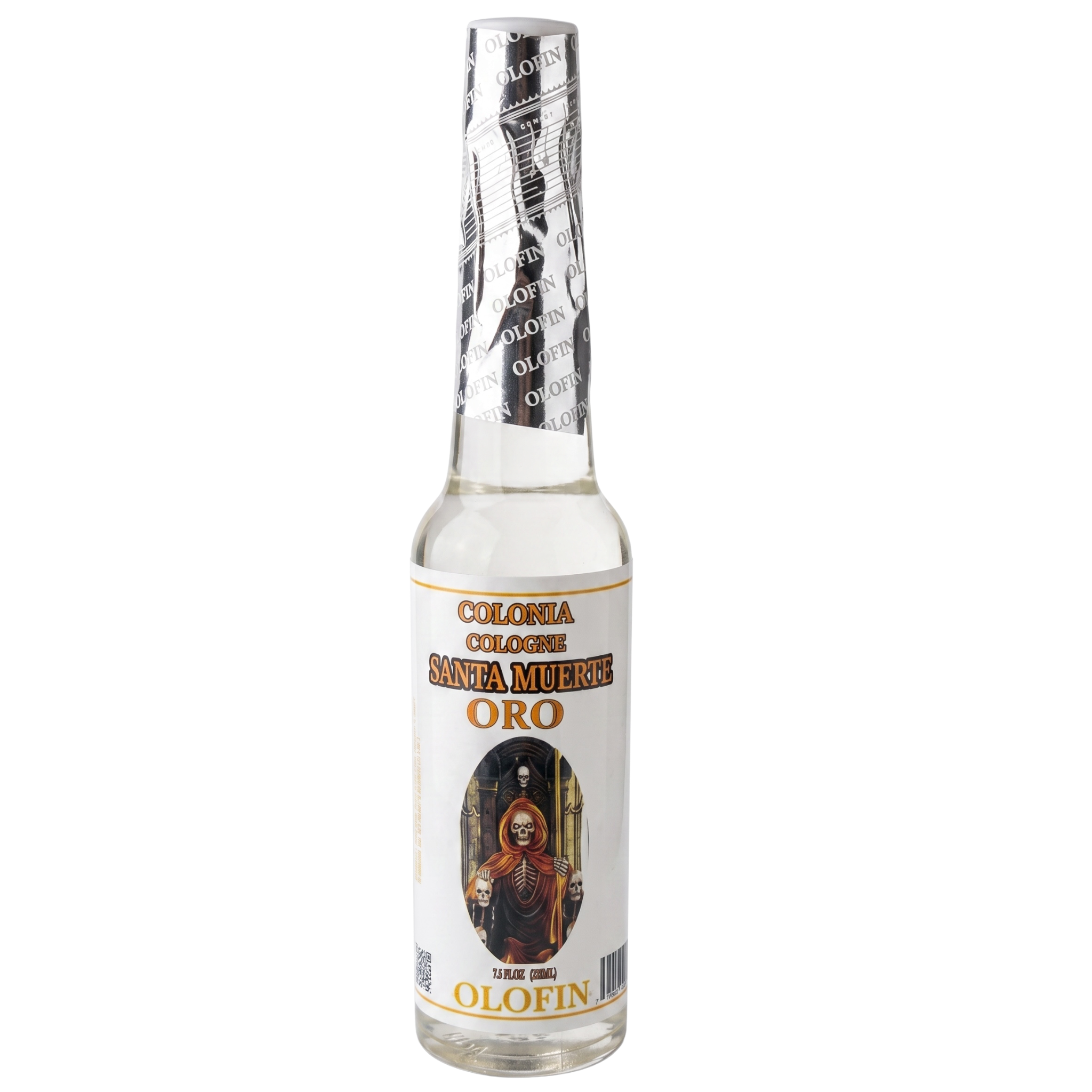 OLOFIN Santa Muerte Oro Spiritual Cologne  7.5 fl oz (221mL) Cleaning Water