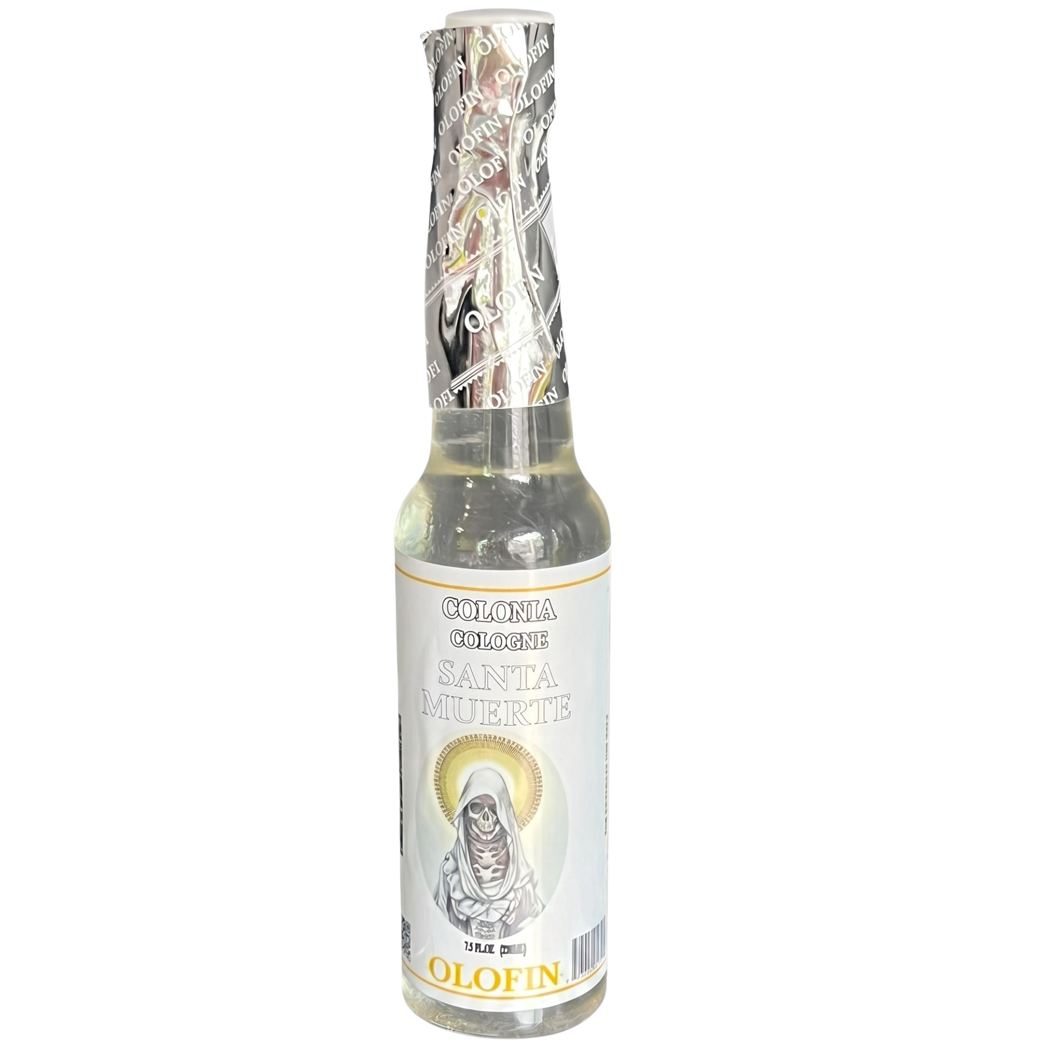 OLOFIN Santa Muerte White Spiritual Cologne  7.5 fl oz (221mL) Cleaning Water