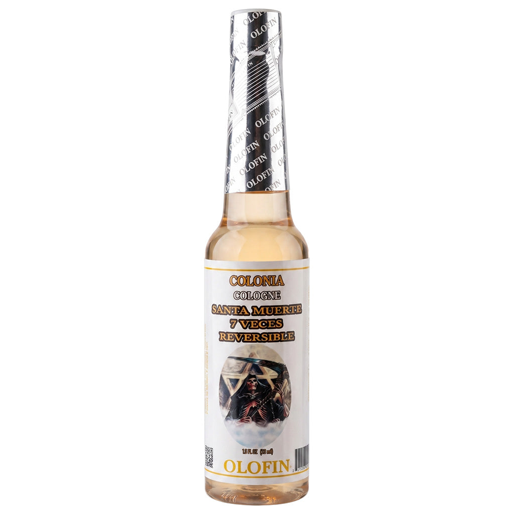 OLOFIN Santa Muerte 7 Veces Reversible Spiritual Cologne  7.5 fl oz (221mL) Cleaning Water