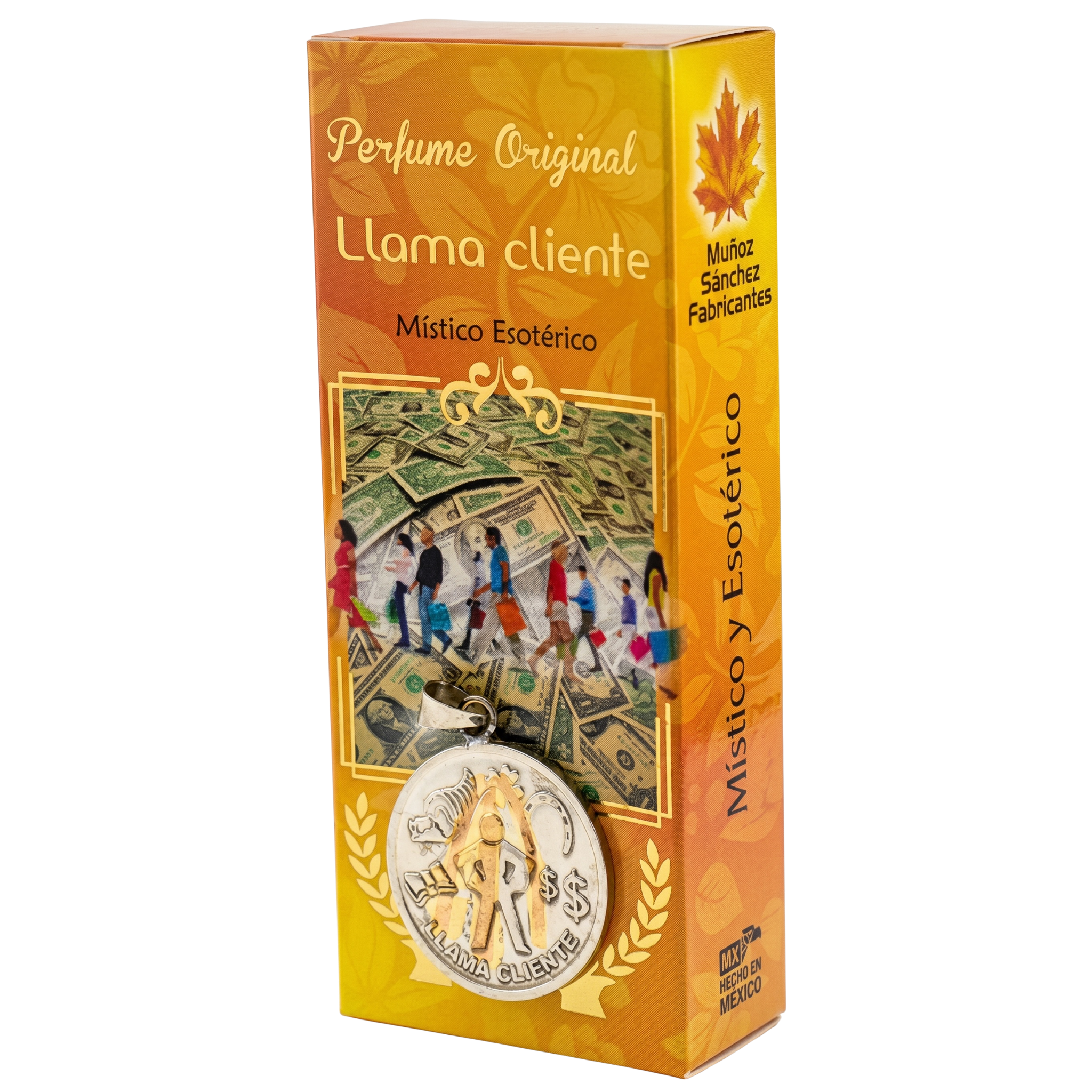 Llama Cliente Esoteric Perfume with Collectible  Protective Amulet Medallion