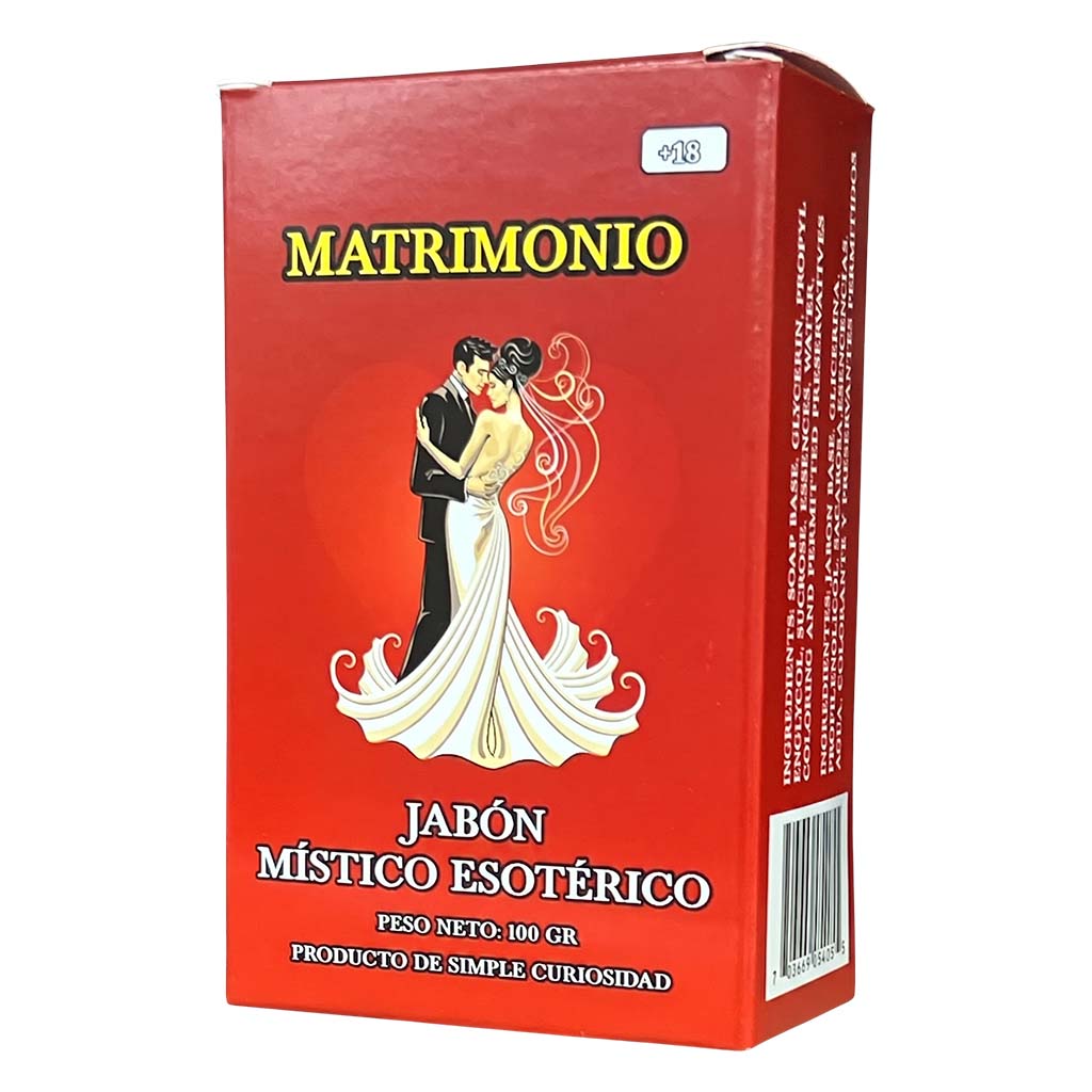 Matrimonio Esoteric Soap – Perfumed Mystical Soap Bar, 100 g (Jabón Esotérico Perfumado con Fermonas