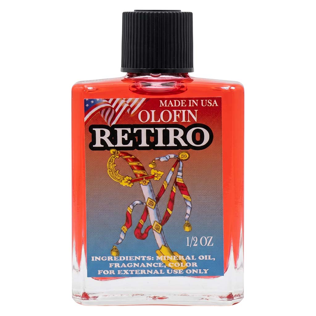 Retiro Aceite Esoteric Fragrance Oil 1/2oz-1oz Square Bottle