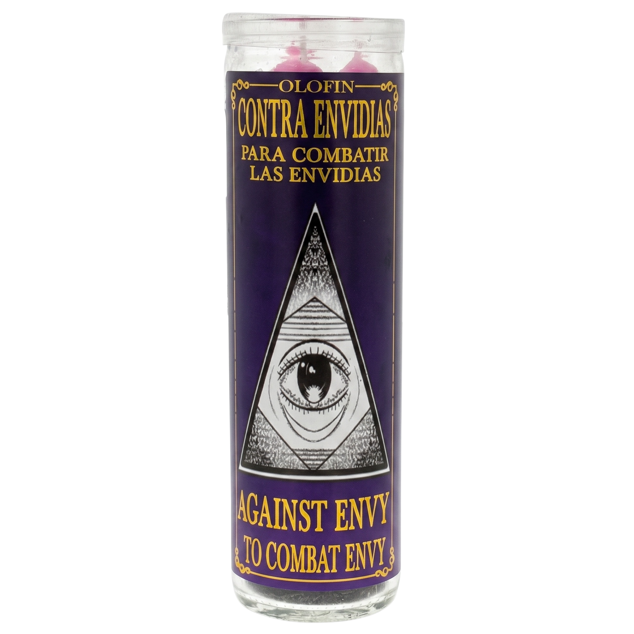 Contra Envidias (Against Envy) Prepared Ritual Candle Perfumed