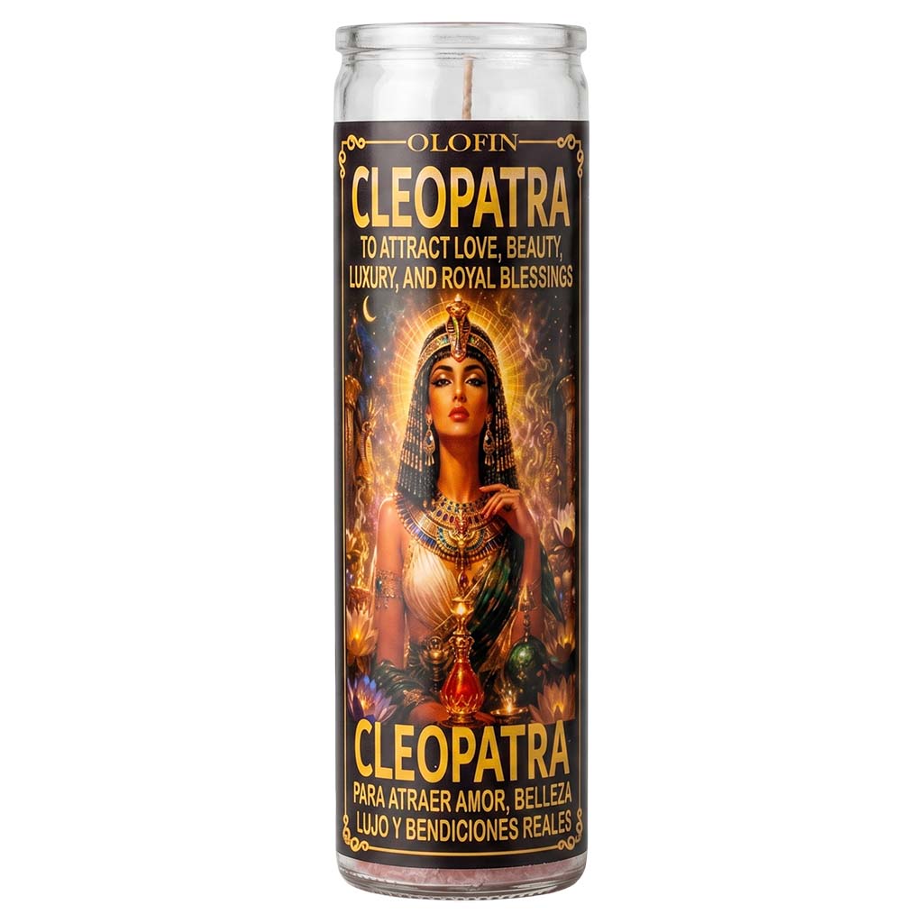 Cleopatra (Cleopatra ) Prepared Ritual Candle Perfumed Vela Preparada
