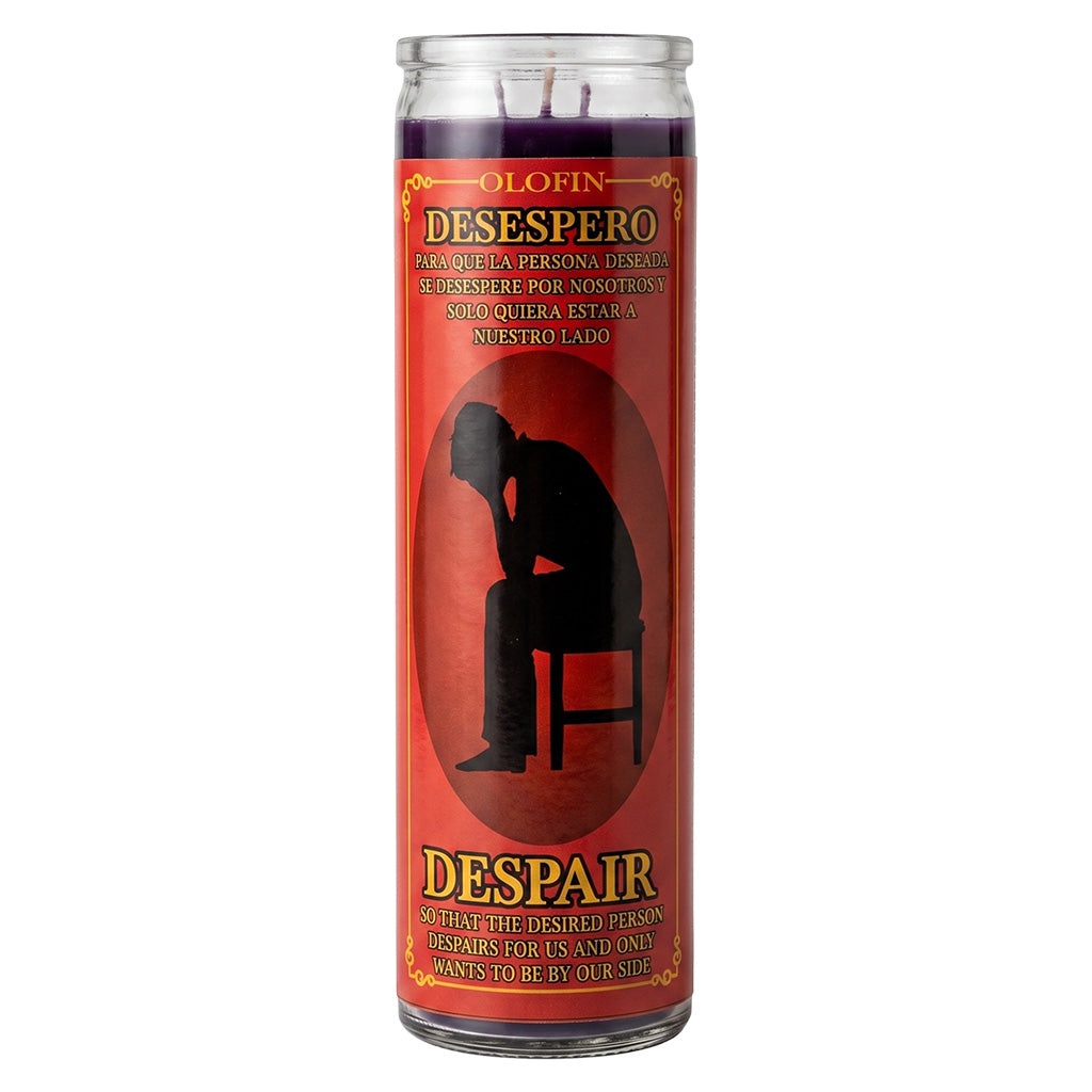 Desespero (Despair) Prepared Ritual Candle Perfumed Vela Preparada