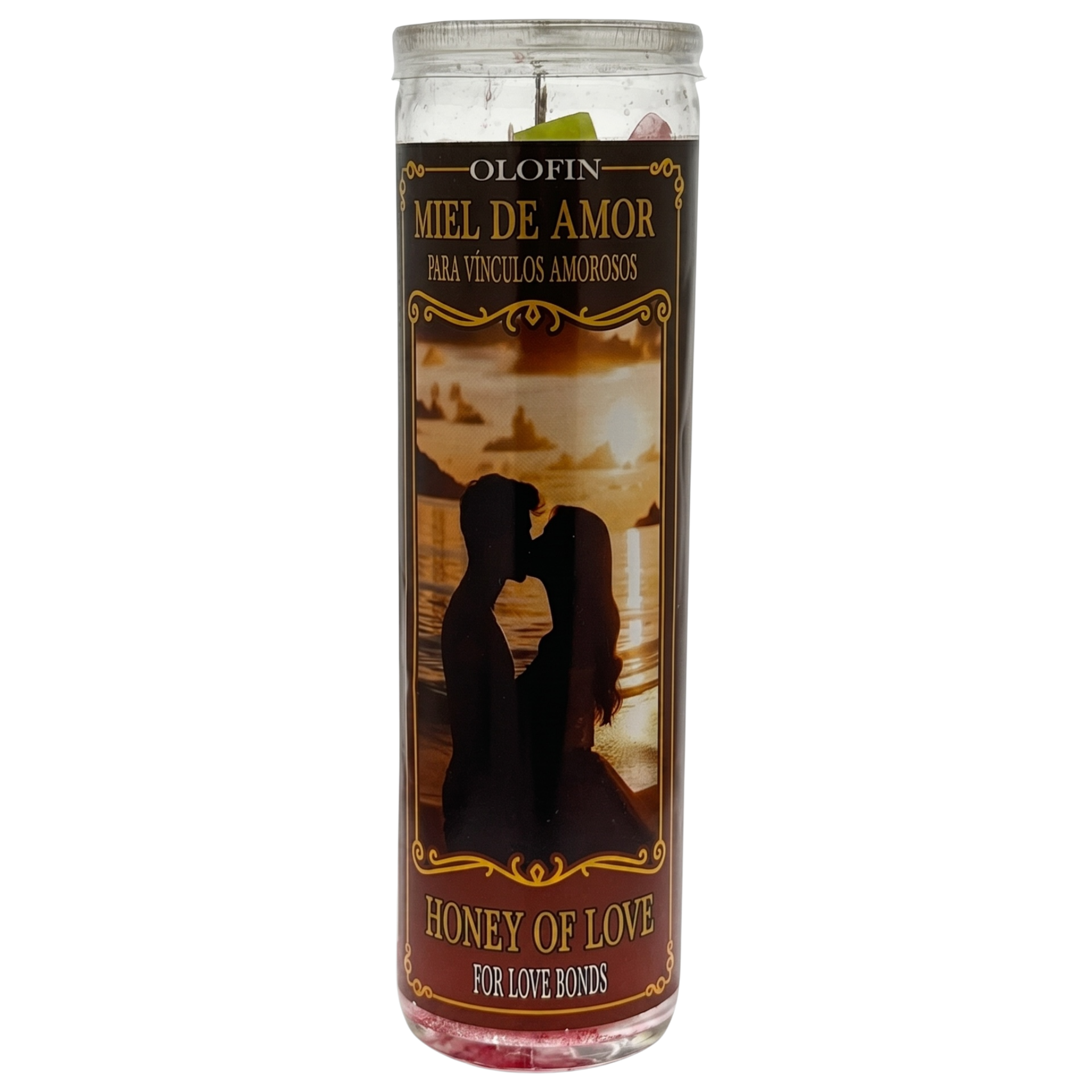 Miel De Amor (Honey Of Love) Prepared Ritual Candle Perfumed
