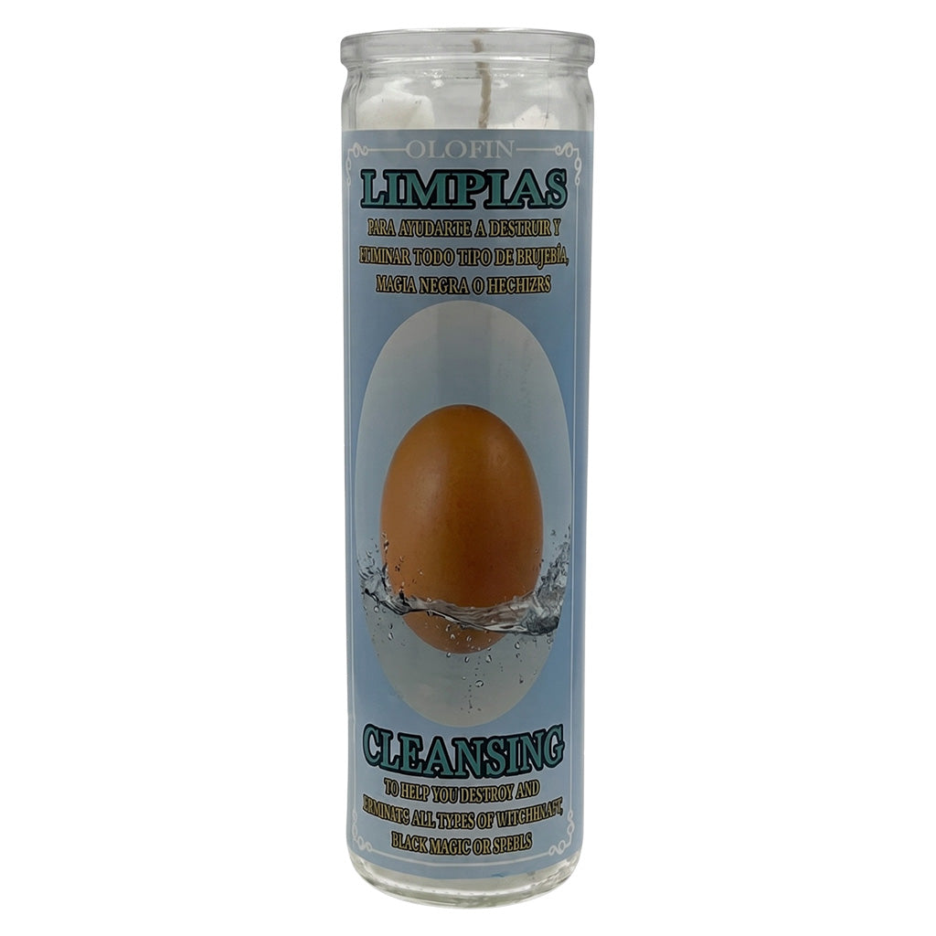 Limpias (Cleansing) Prepared Ritual Candle Perfumed Vela Preparada