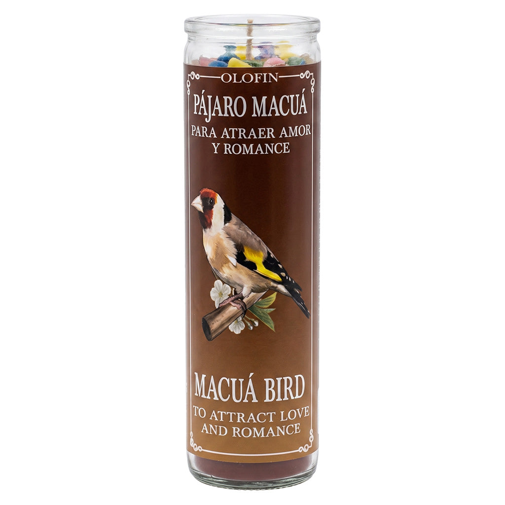 Pajaro Macua (Macua Bird) Prepared Ritual Candle Perfumed Vela Preparada