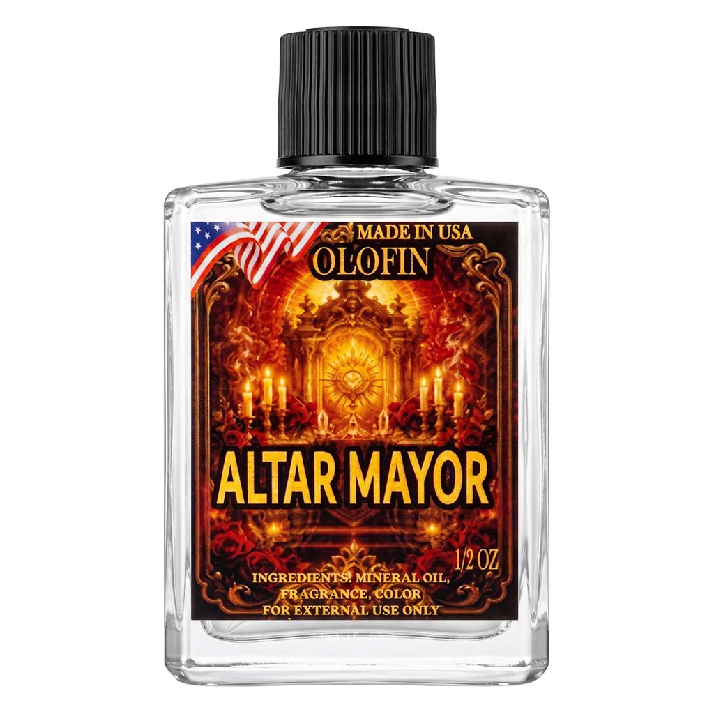 Altar Mayor Aceite Esoteric Fragrance Oil 1/2oz-1oz Square Bottle