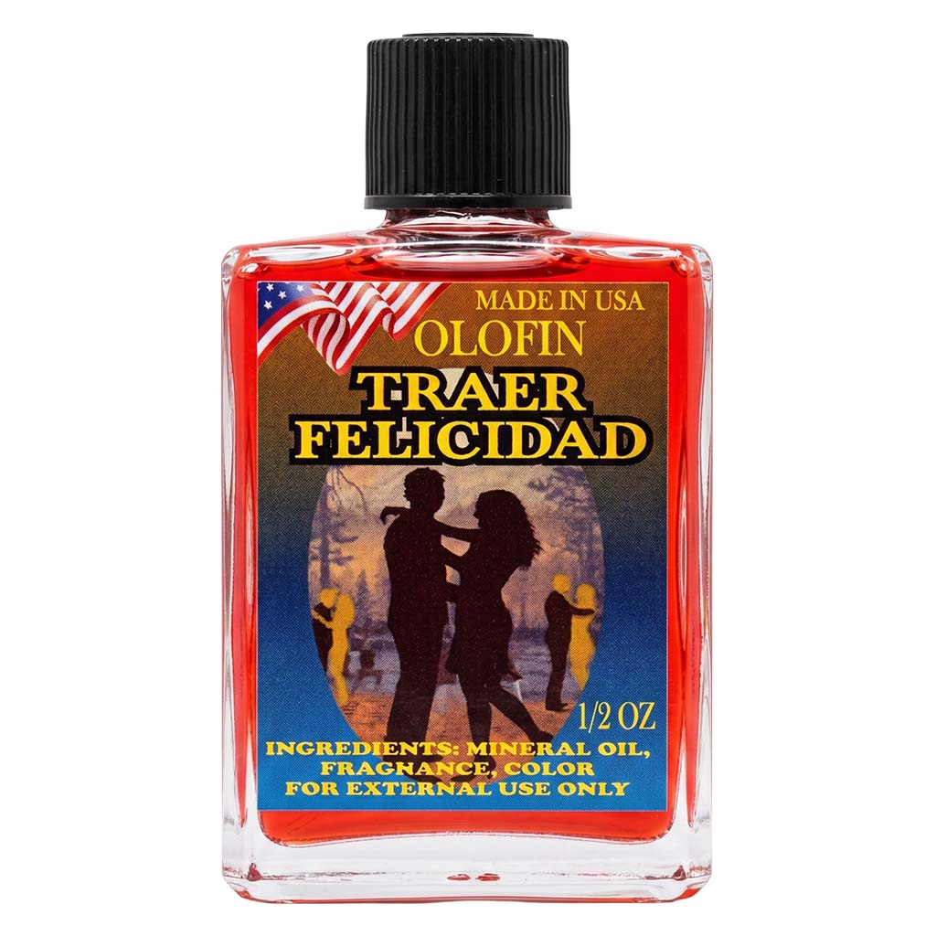 Traer Felicidad Aceite Esoteric Fragrance Oil 1/2oz-1oz Square Bottle