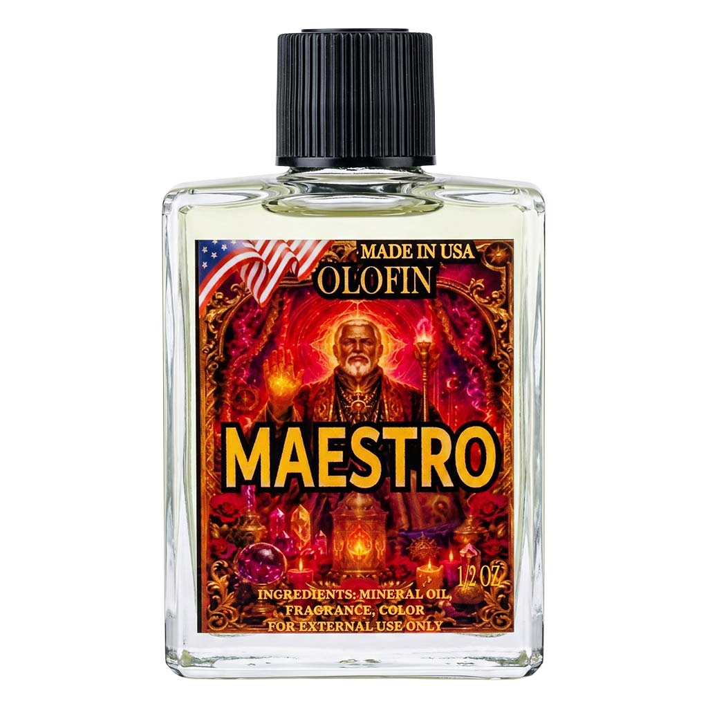 Maestro Aceite Esoteric Fragrance Oil 1/2oz-1oz Square Bottle