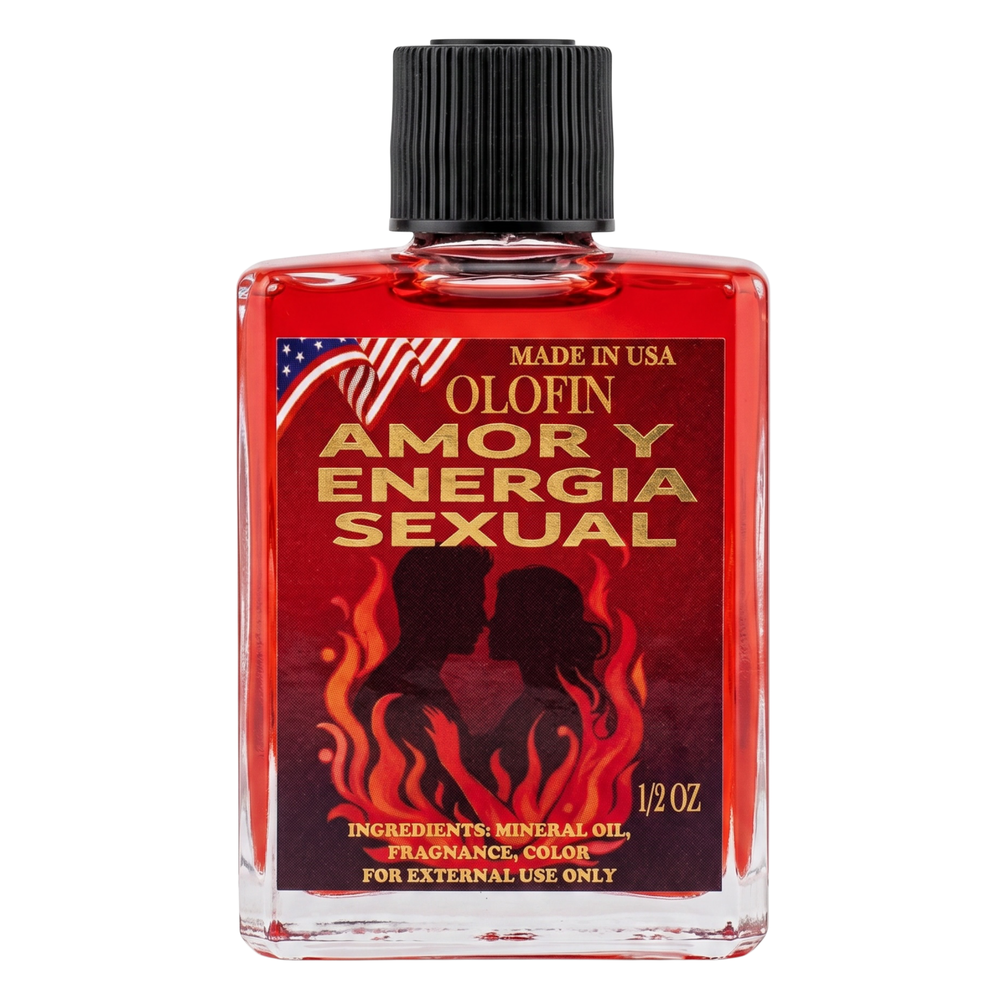 Amor Y Energia Sexual Aceite Esoteric Fragrance Oil 1/2oz-1oz Square Bottle