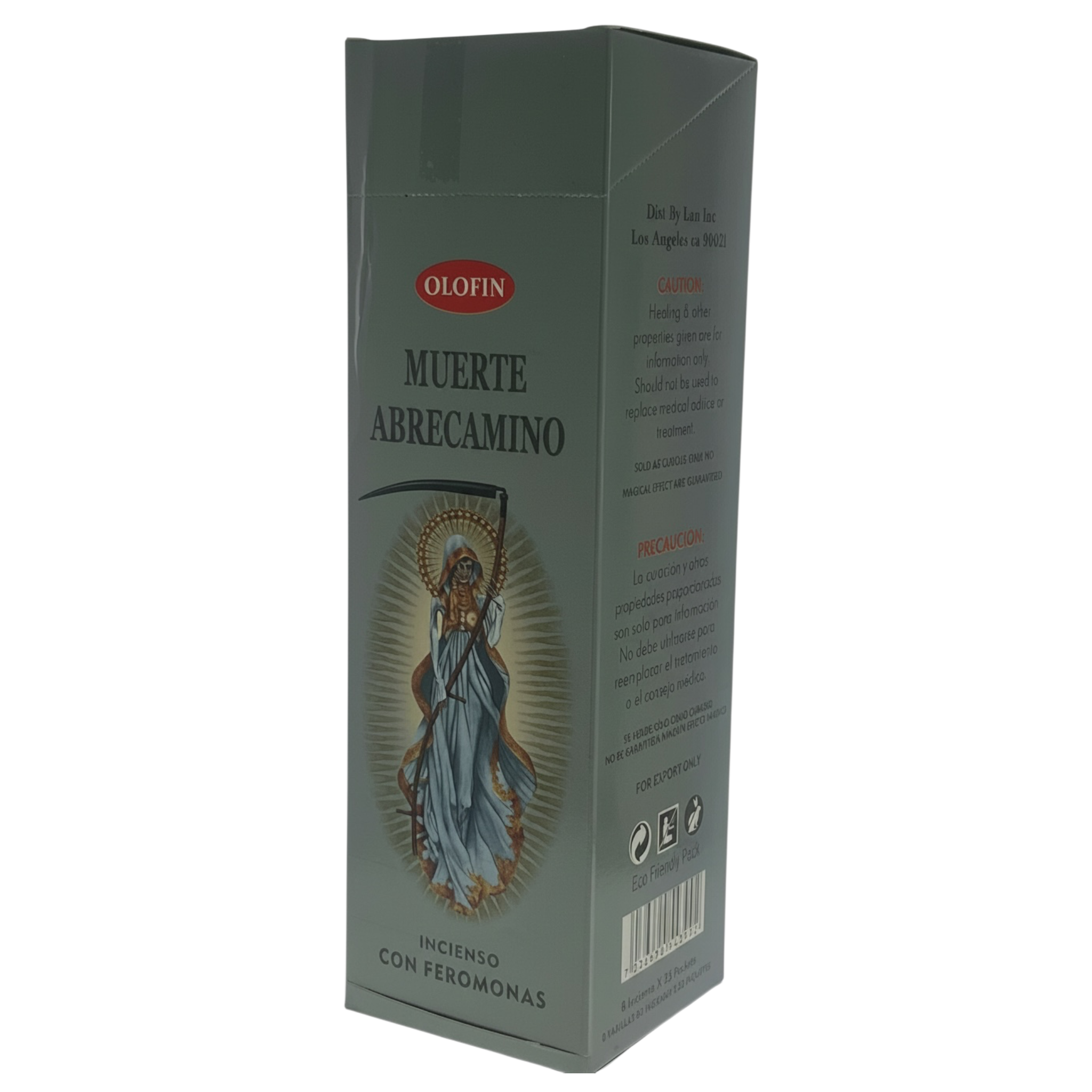 Santa Muerte Abre Camino Incense 25-8ct 200Sticks Square Box