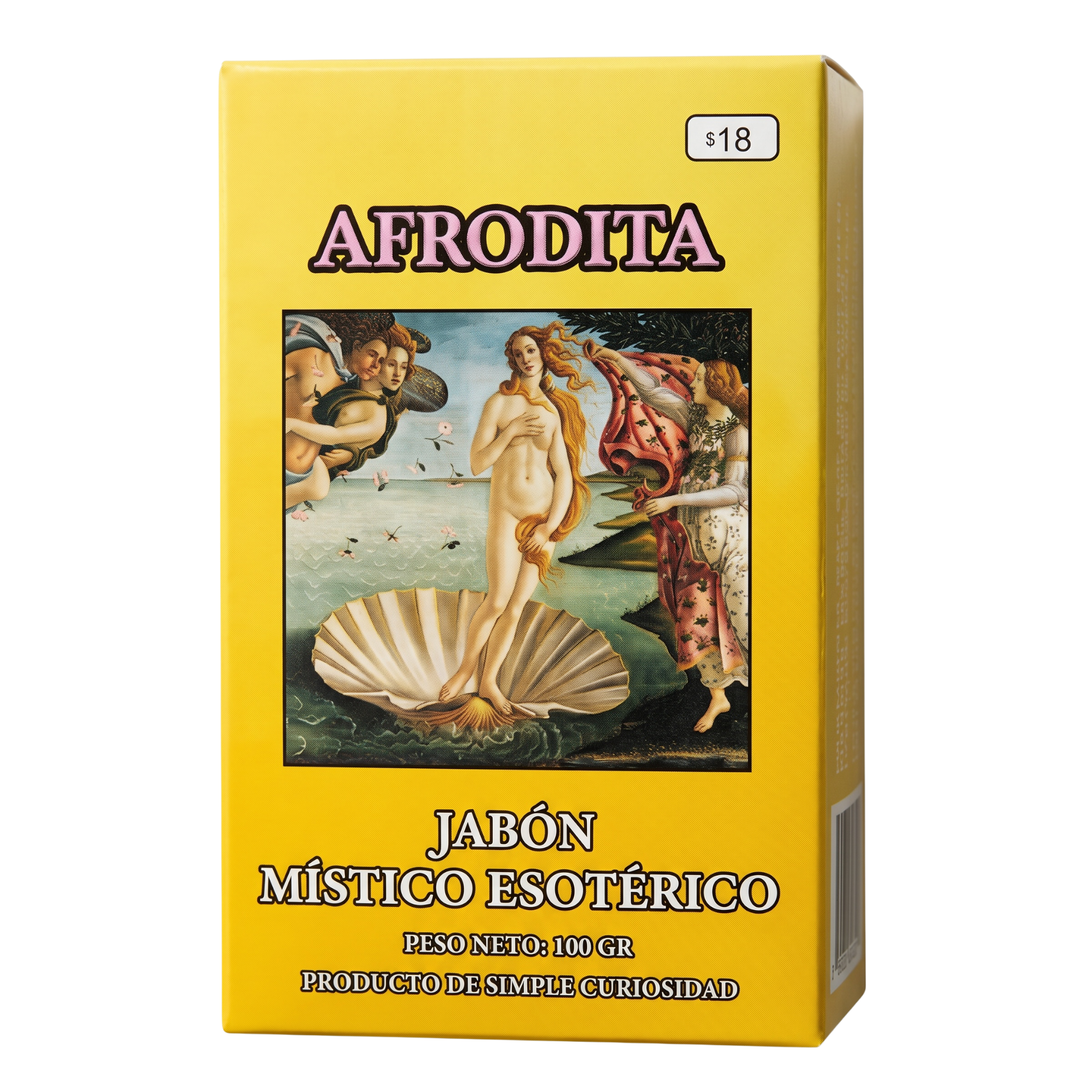Afrodita Esoteric Soap – Perfumed Mystical Soap Bar, 100 g (Jabón Esotérico Perfumado con Fermonas