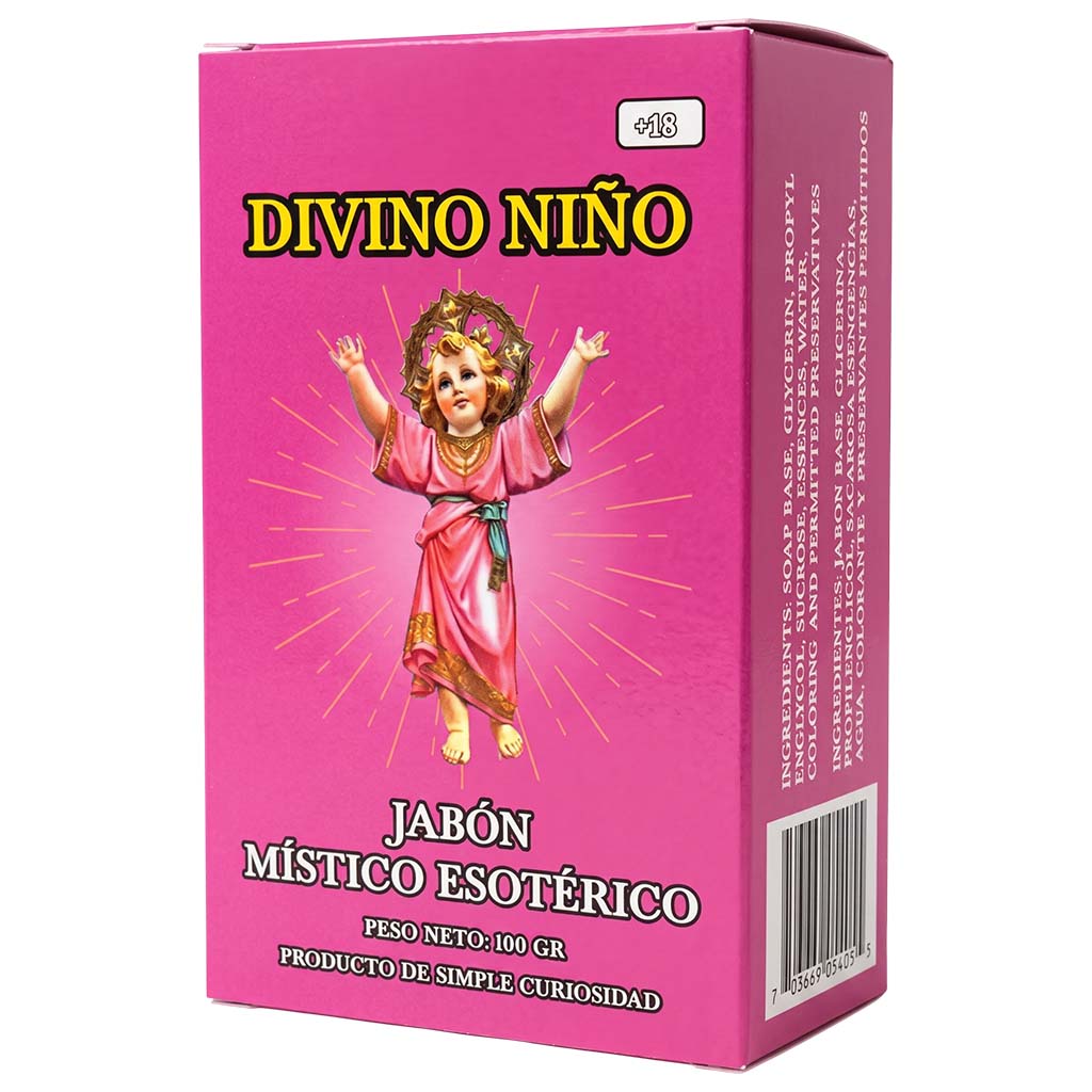 Divino Nino Esoteric Soap – Perfumed Mystical Soap Bar, 100 g (Jabón Esotérico Perfumado con Fermonas
