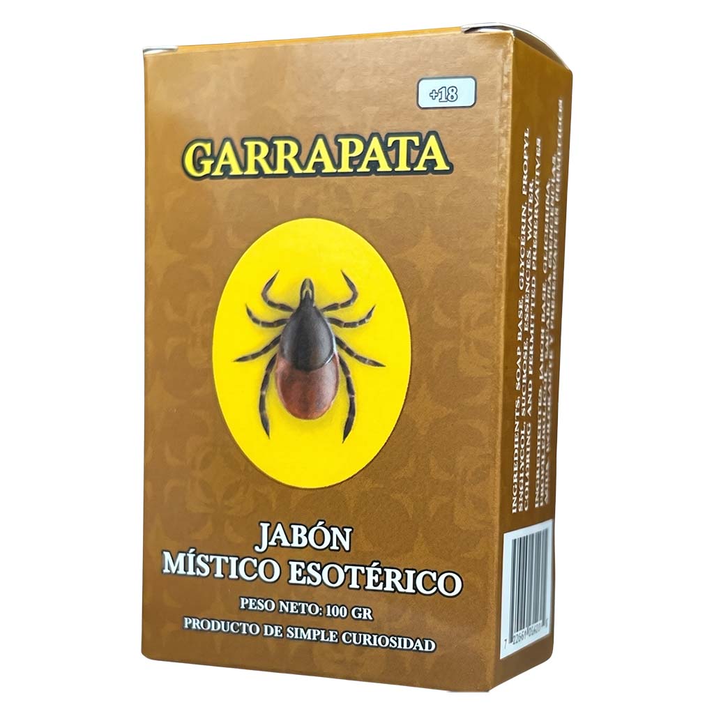 Garrapata Soap – Perfumed Mystical Soap Bar, 100 g (Jabón Esotérico Perfumado con Fermonas