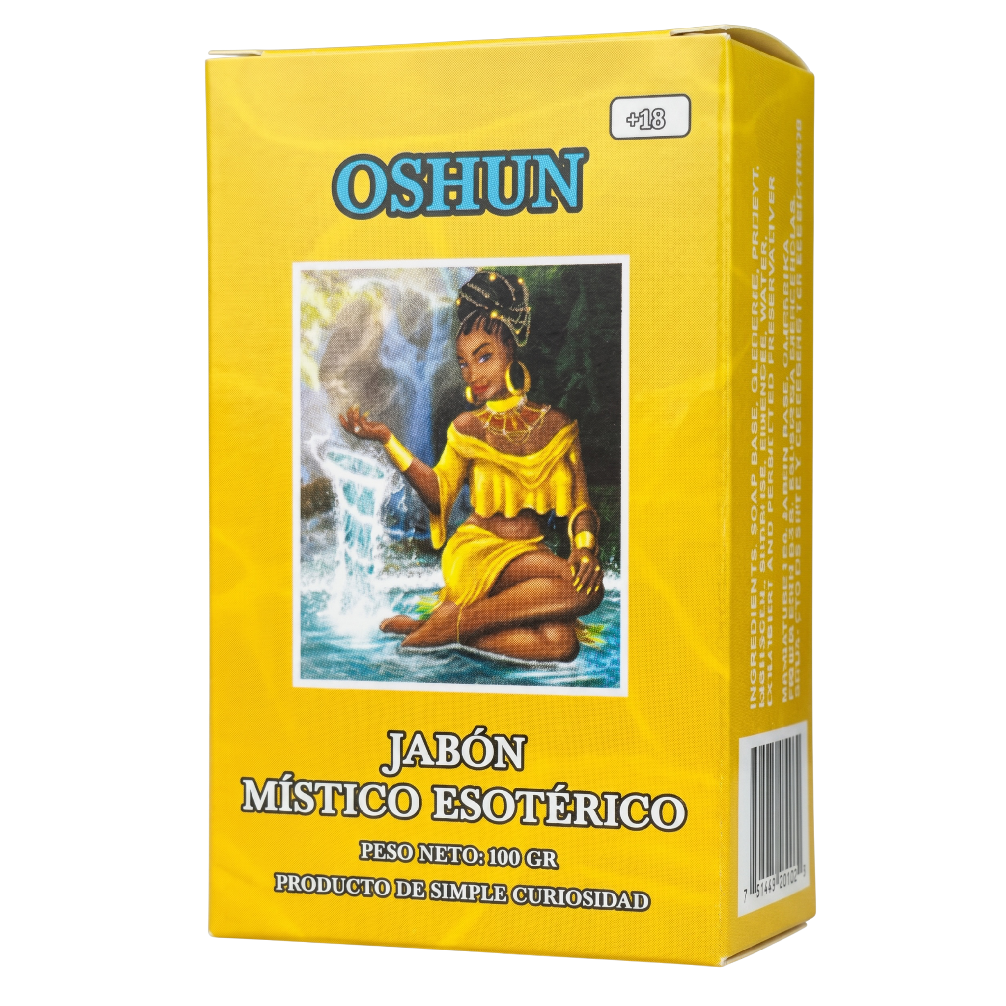 Oshun Esoteric Soap – Perfumed Mystical Soap Bar, 100 g (Jabón Esotérico Perfumado con Fermonas